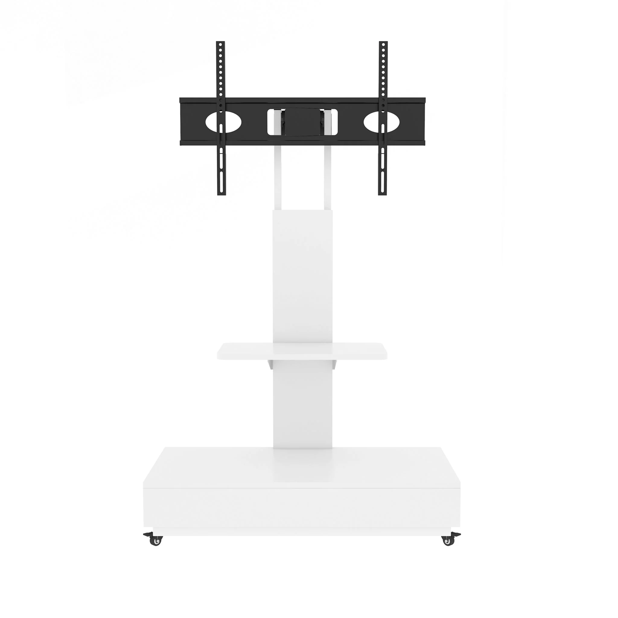 Adjustable Height Mobile TV Cart - Image 2
