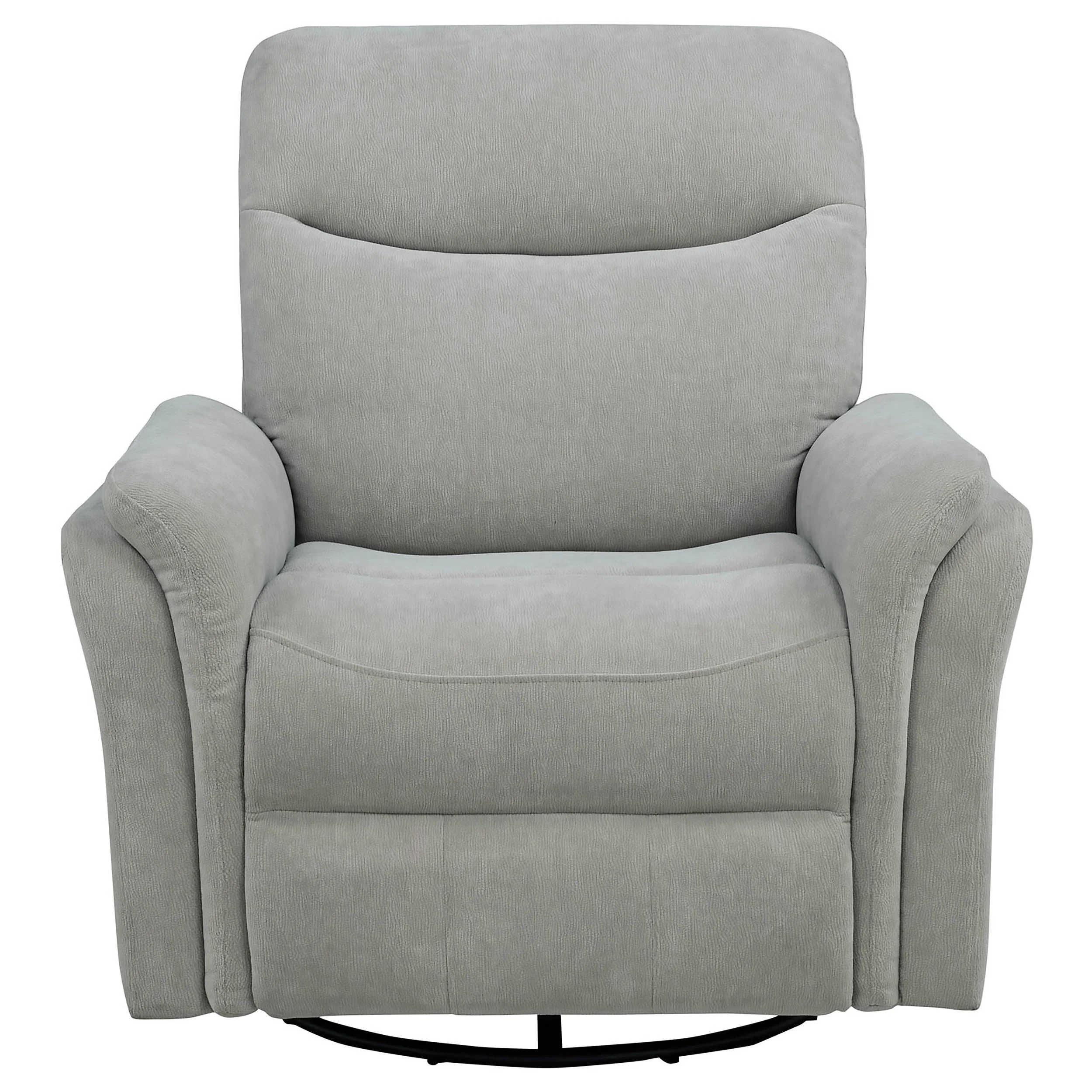 Adler Upholstered Power Swivel Glider Recliner, Ivory - Image 6