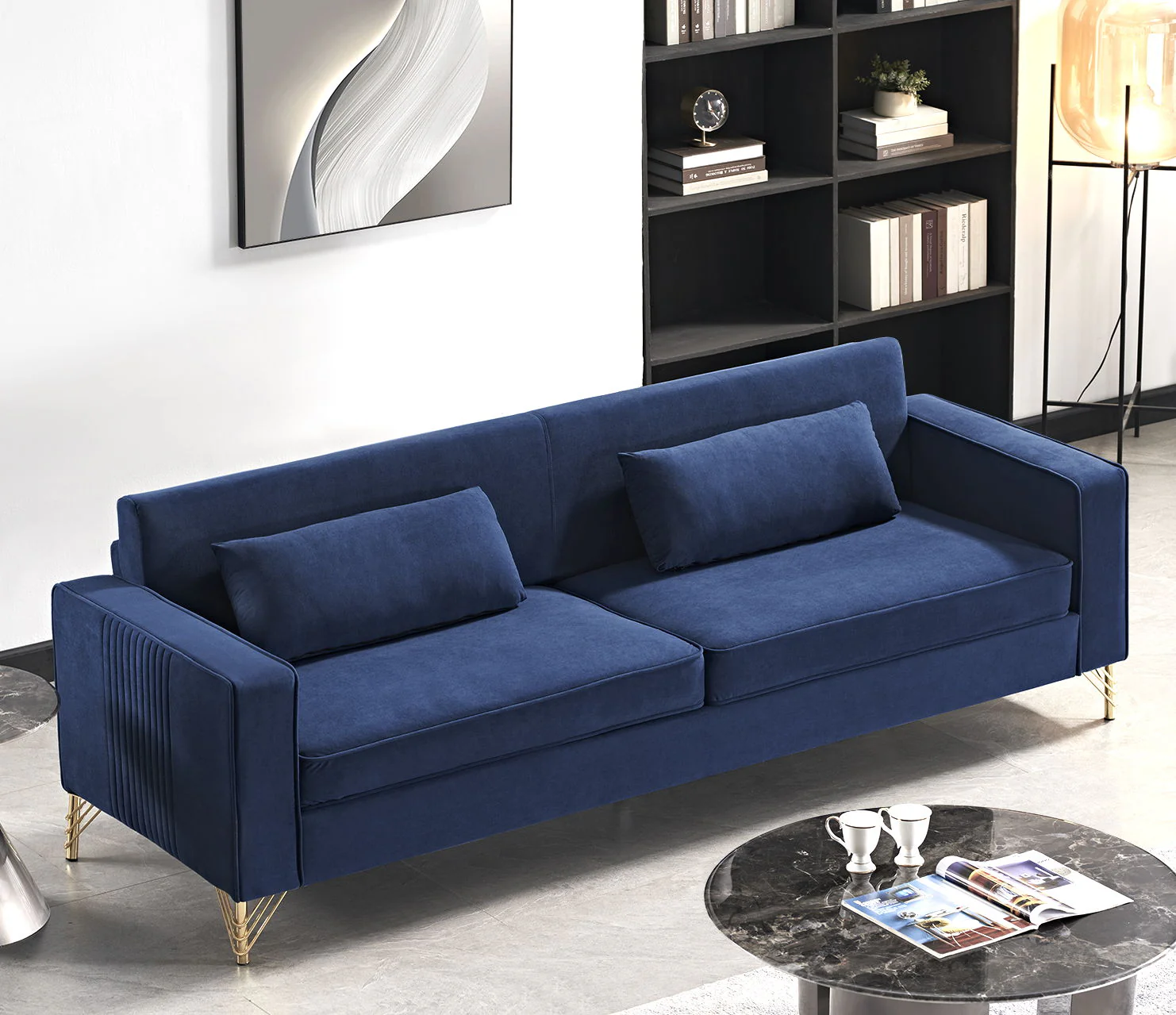 Aesthetic 3 Seater Couch With Classic Modern Appeal And Luxurious Soft Comfort - Image 9