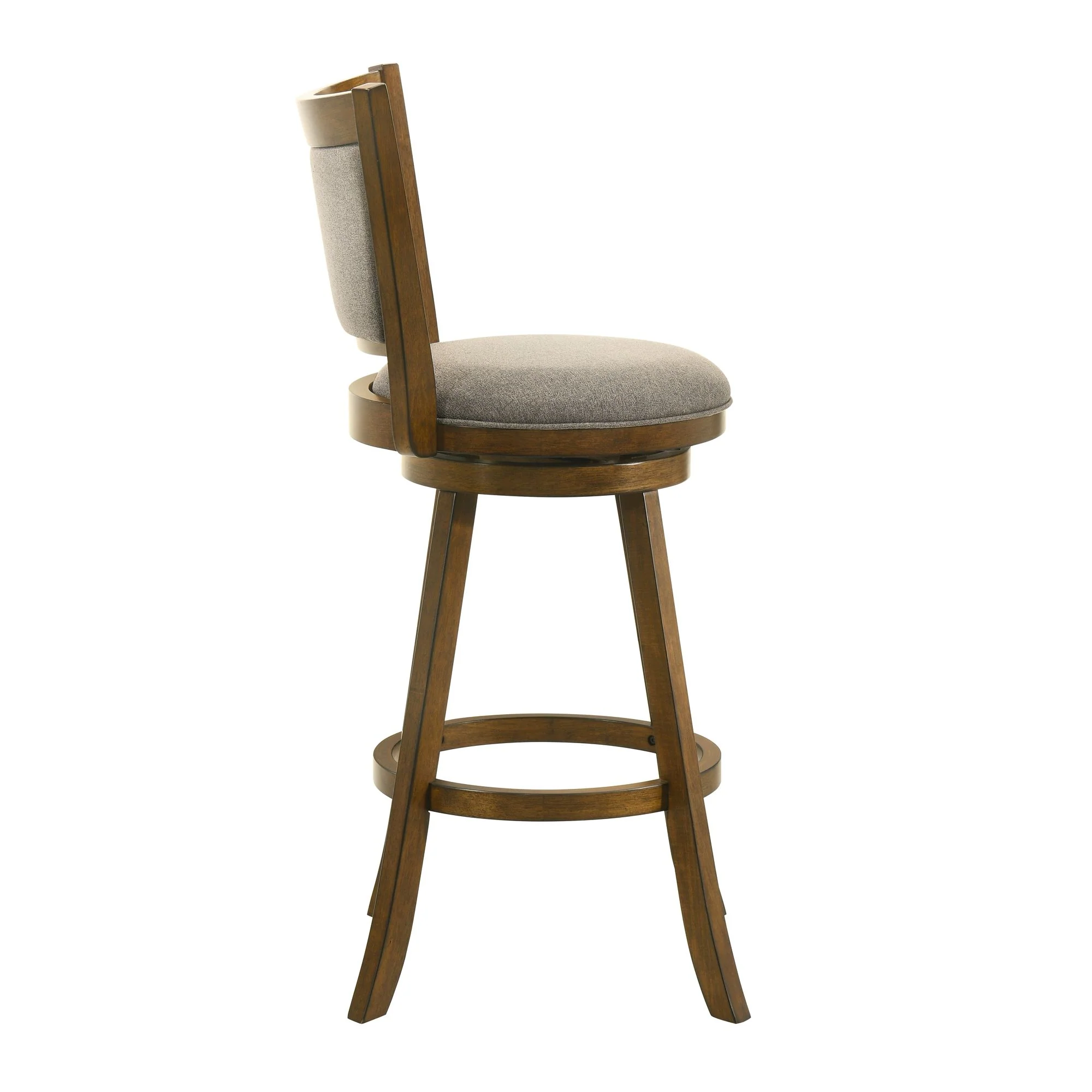 Aiden - Modern Farmhouse Swivel Wood Bar Height Kitchen Bar Stool - Image 16