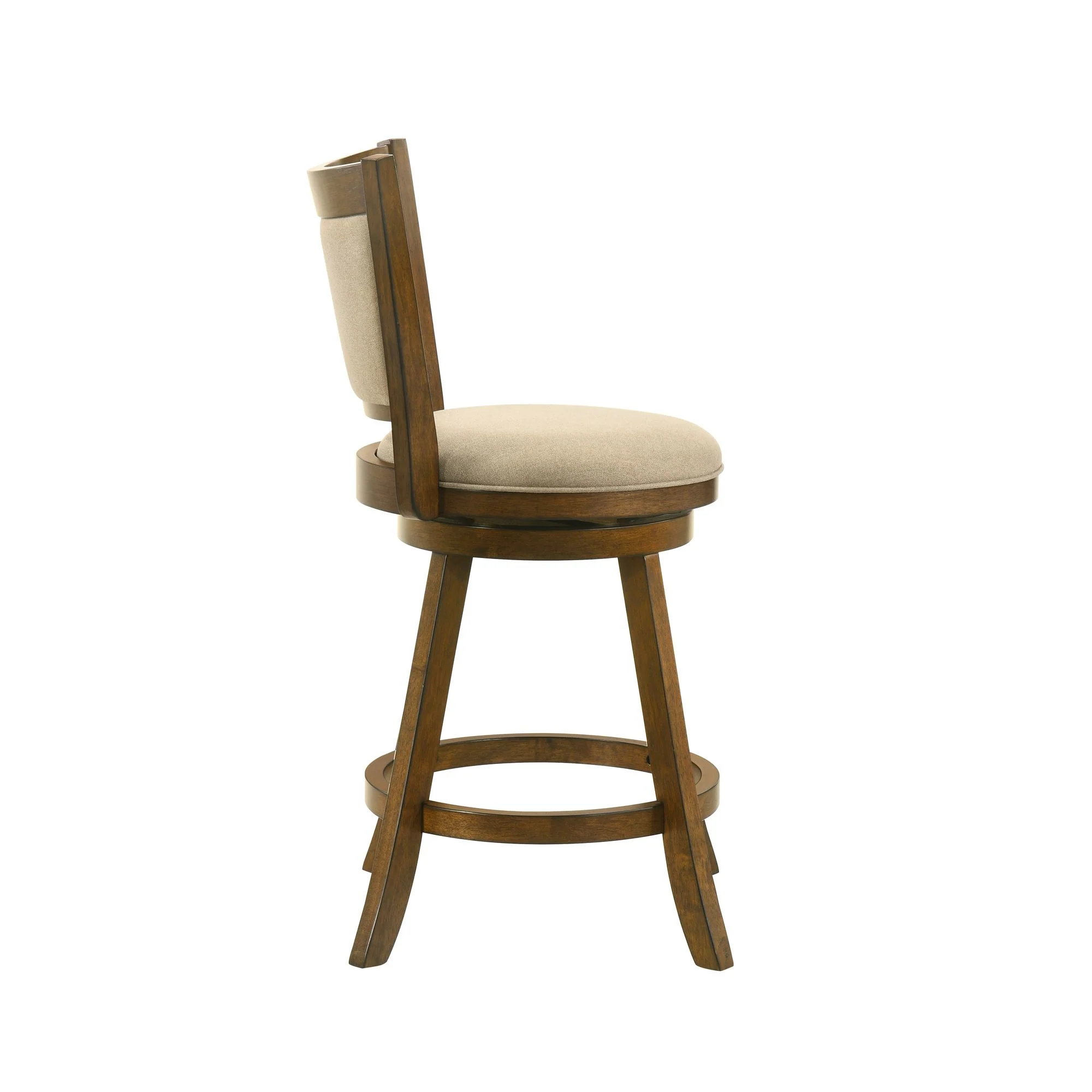 Aiden - Modern Farmhouse Swivel Wood Counter Height Kitchen Bar Stool - Image 21