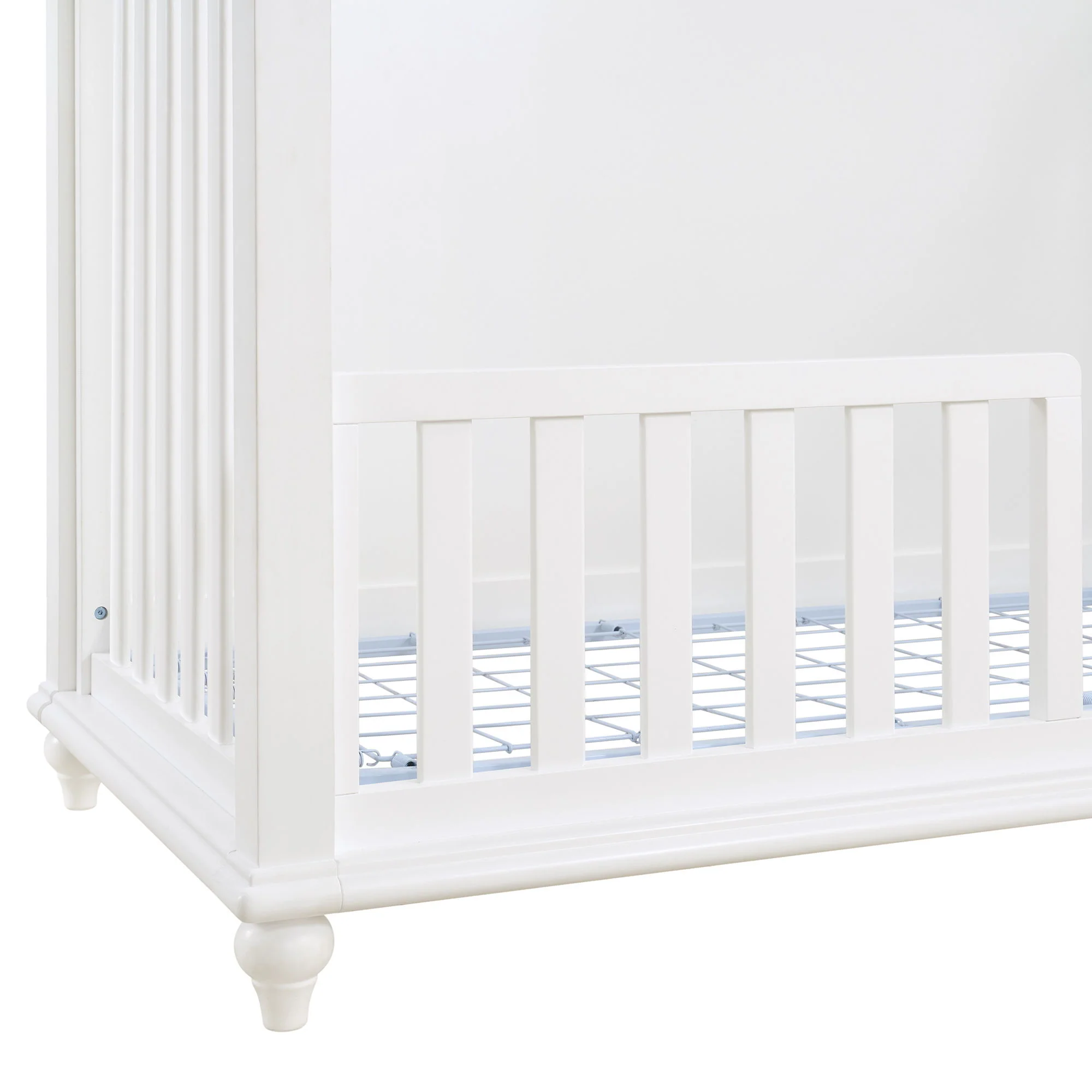 Alana - Crib With Guardrails - White - Image 7