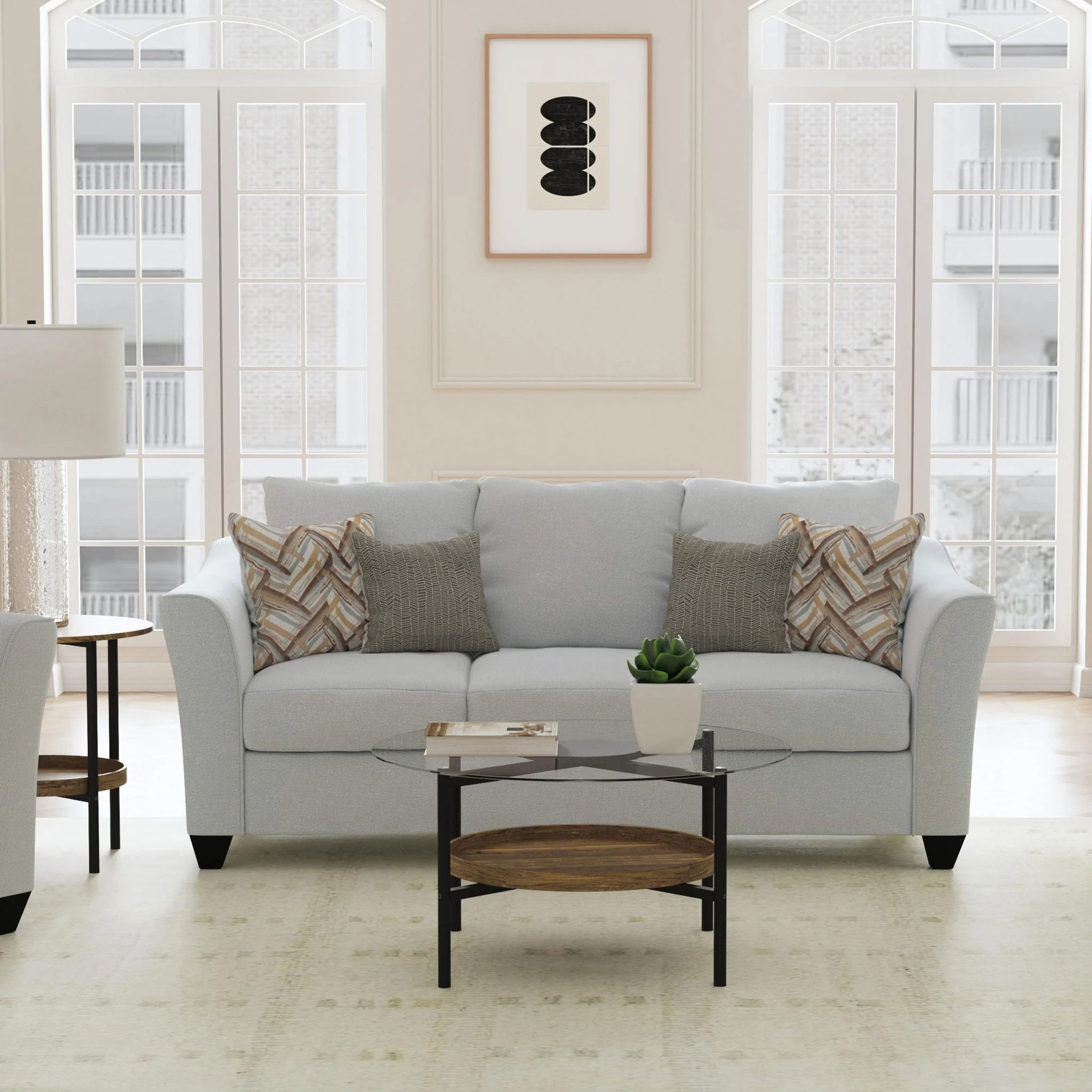 Alcazar - Arm Sofa - Sand - Image 6