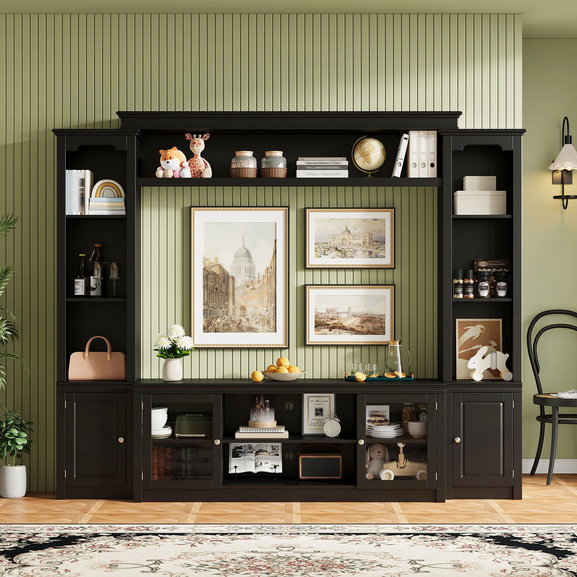 All-In-One TV Stand With Bookcase For TVs Up To 65" - Image 13