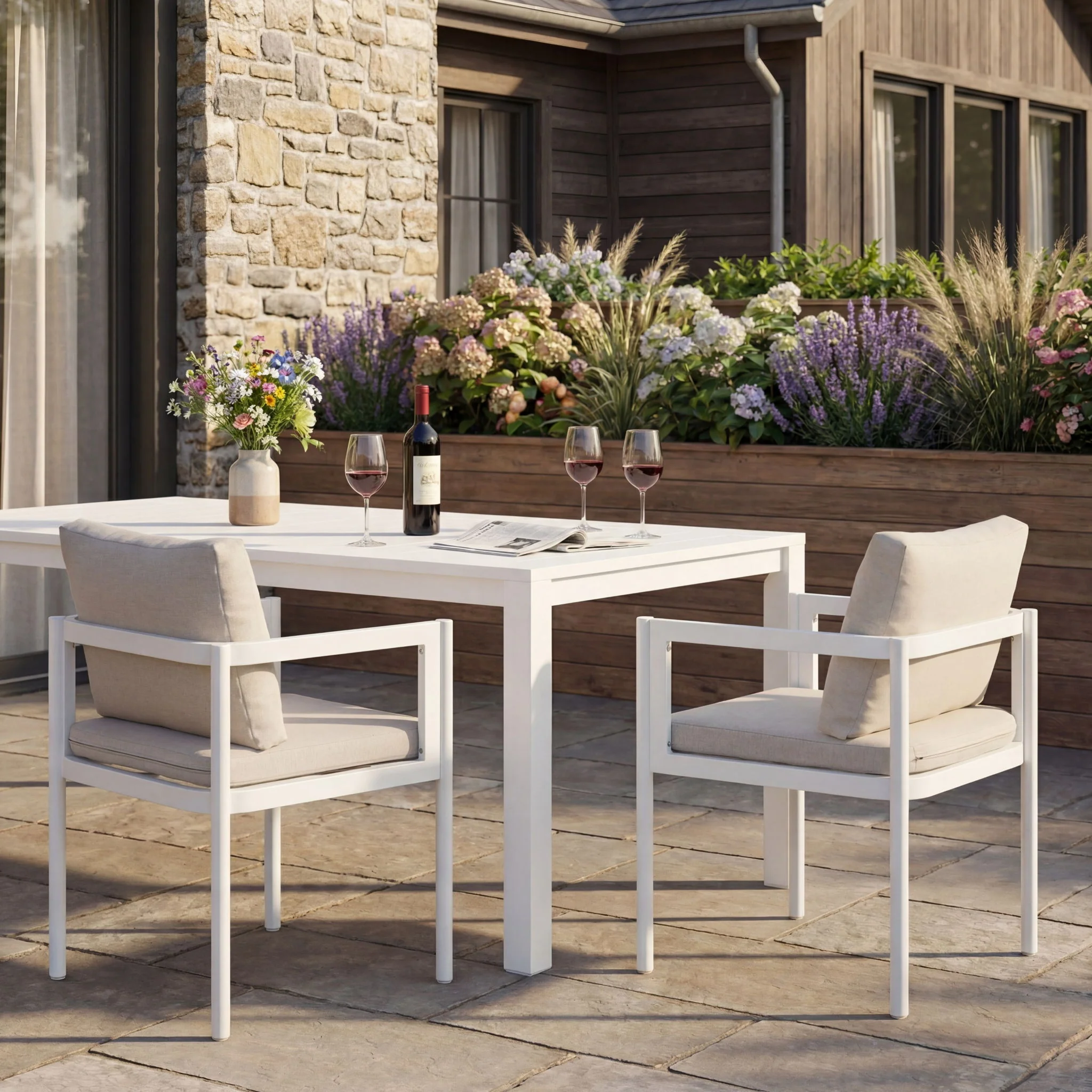 All-Weather Outdoor Dining Chair (Set of 2) - Image 6