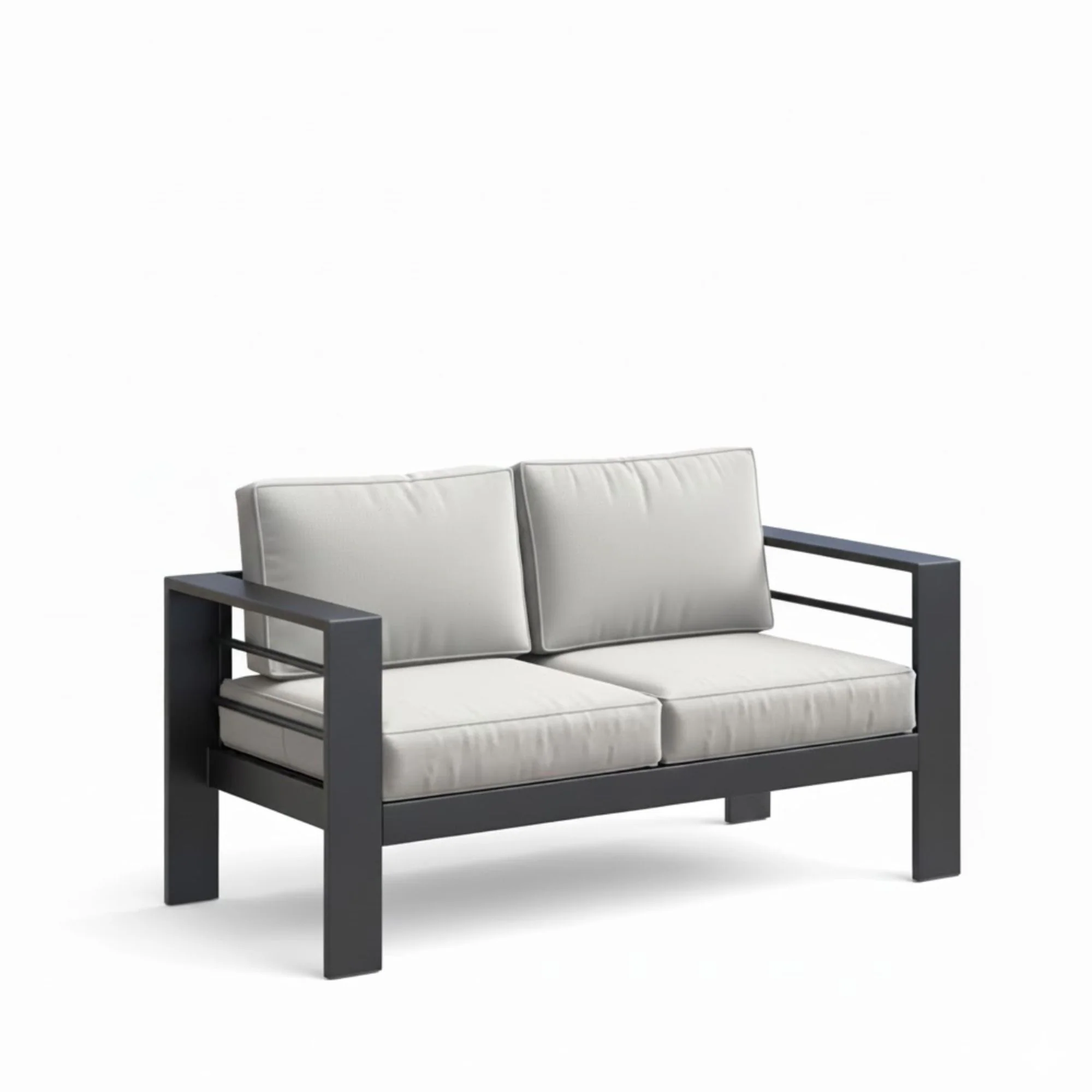 All-Weather Patio Loveseat With Thick Cushions - Image 2
