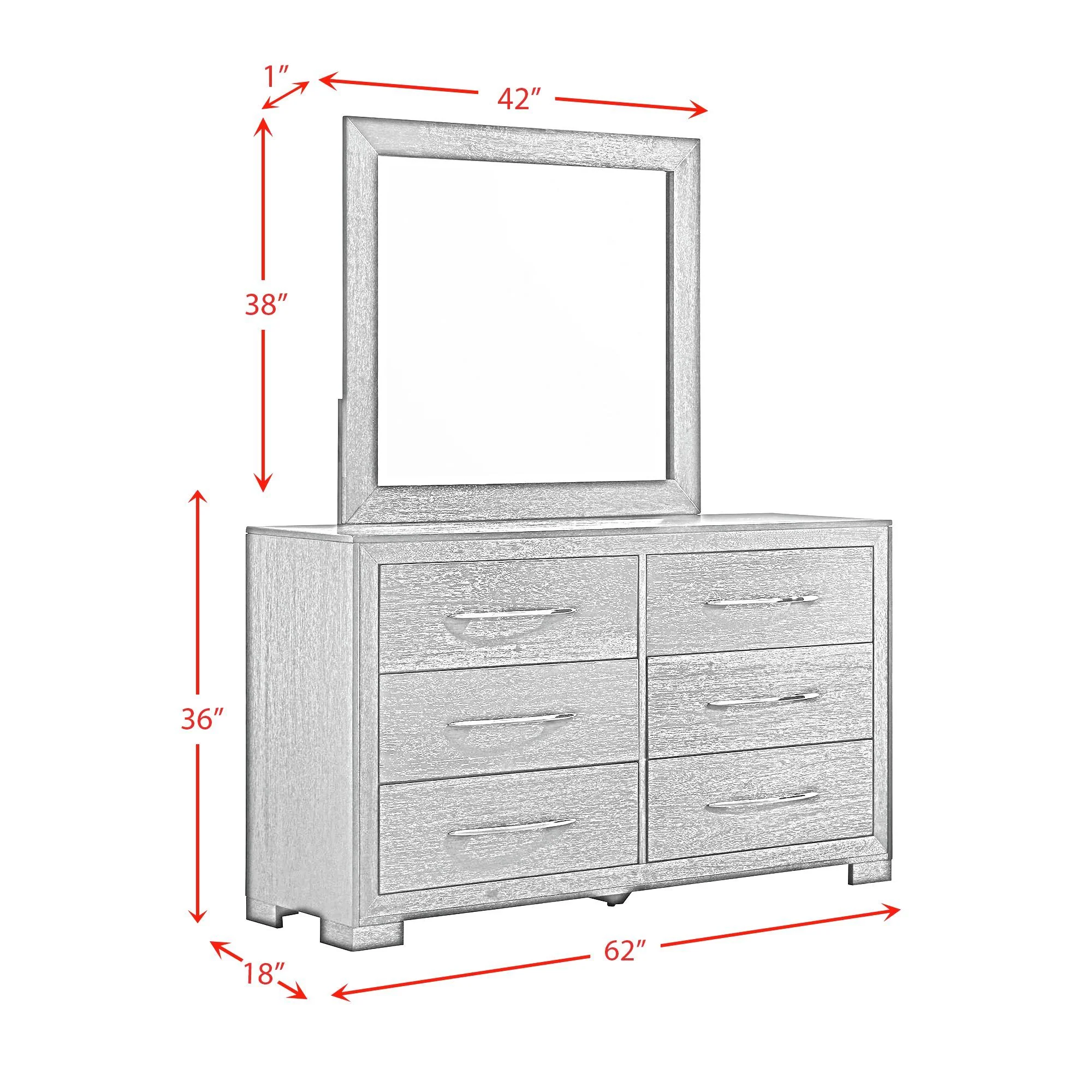 Allan - 6-Drawer Dresser - Image 4