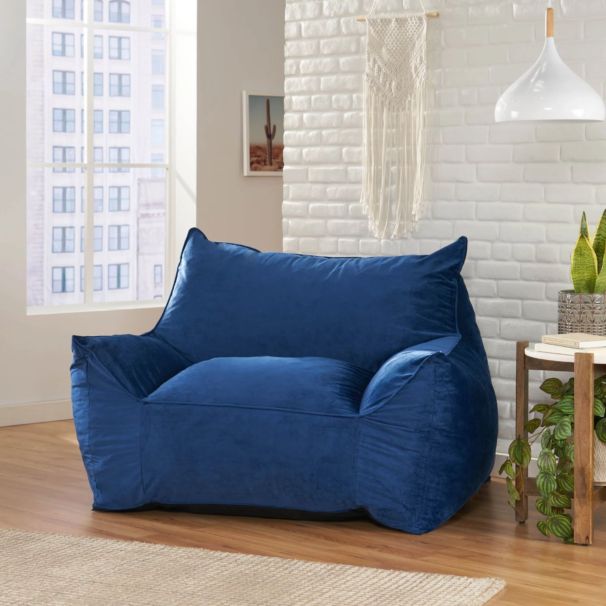 Allea - Bean Bag Chair With Armrests - Image 7
