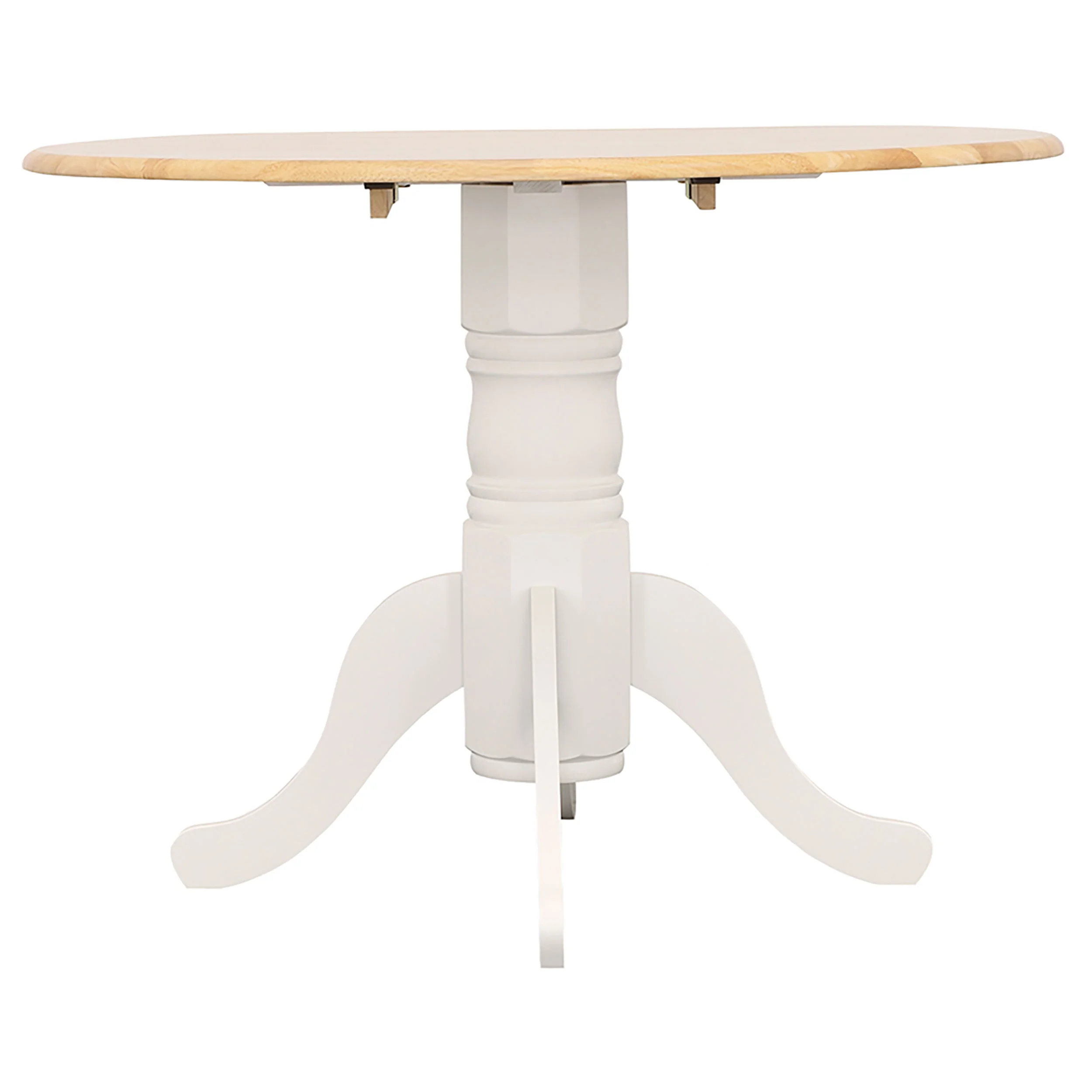 Allison Round 40-Inch Drop Leaf Extension Dining Table - Image 2