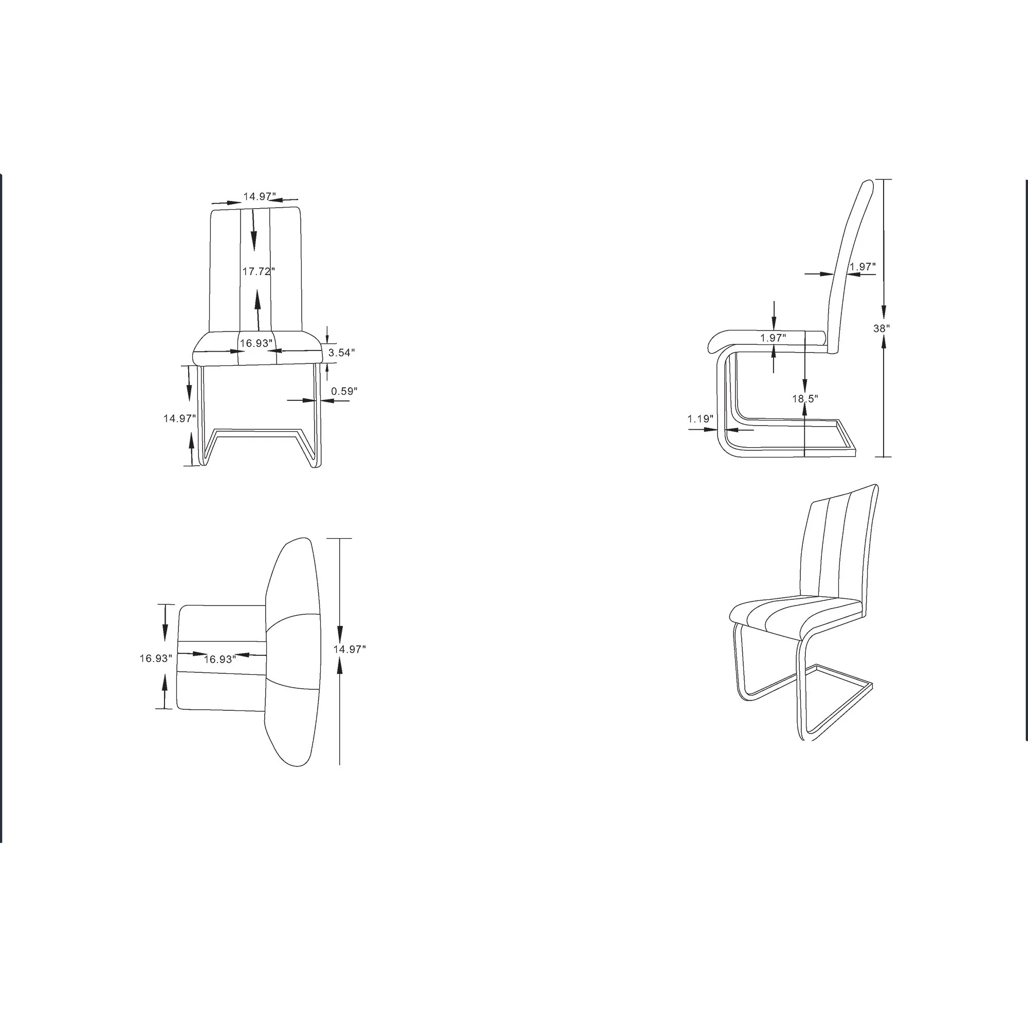 Altis - Dining Chair (Set of 4) - Image 8