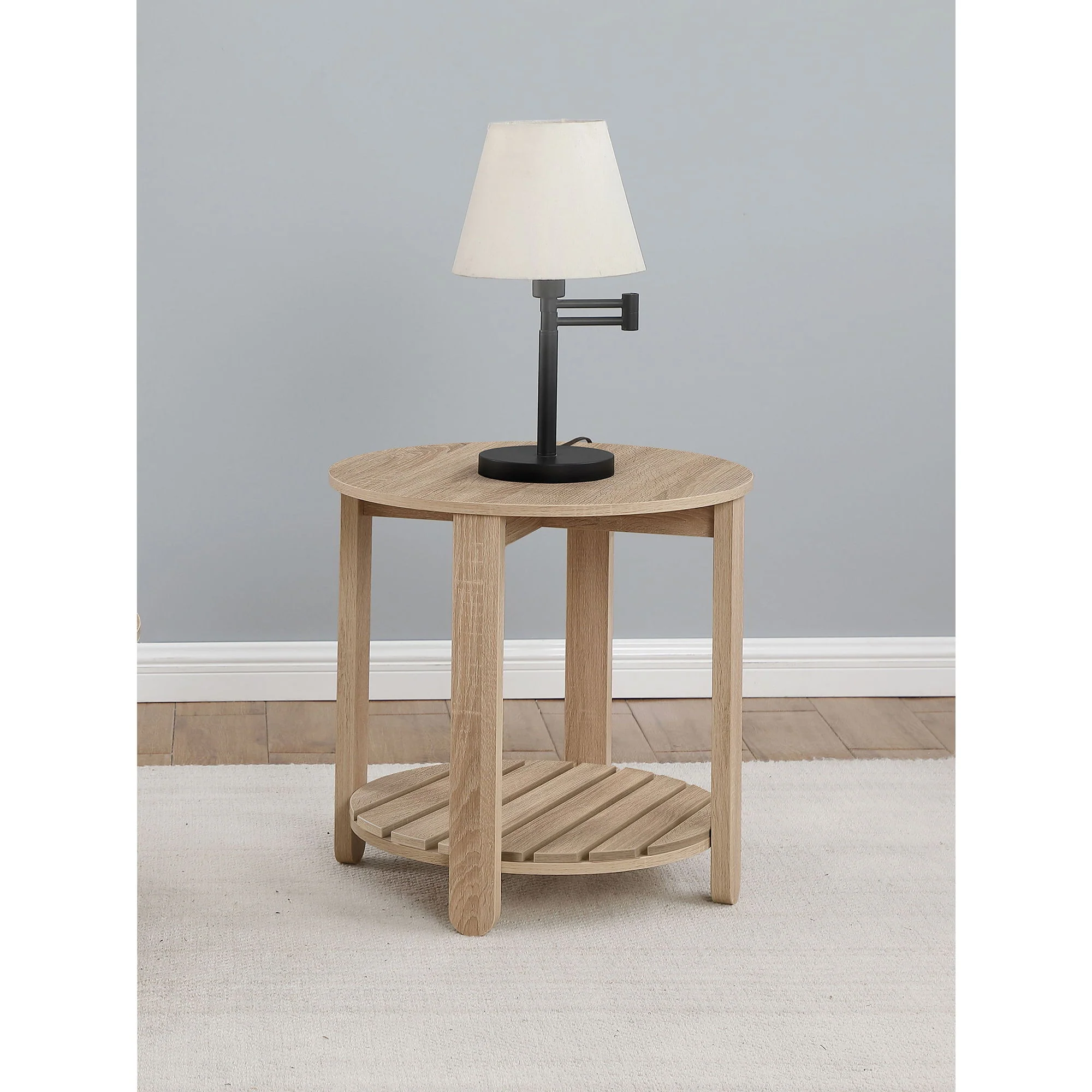 Altos - 1 Shelf Round Table - Image 3