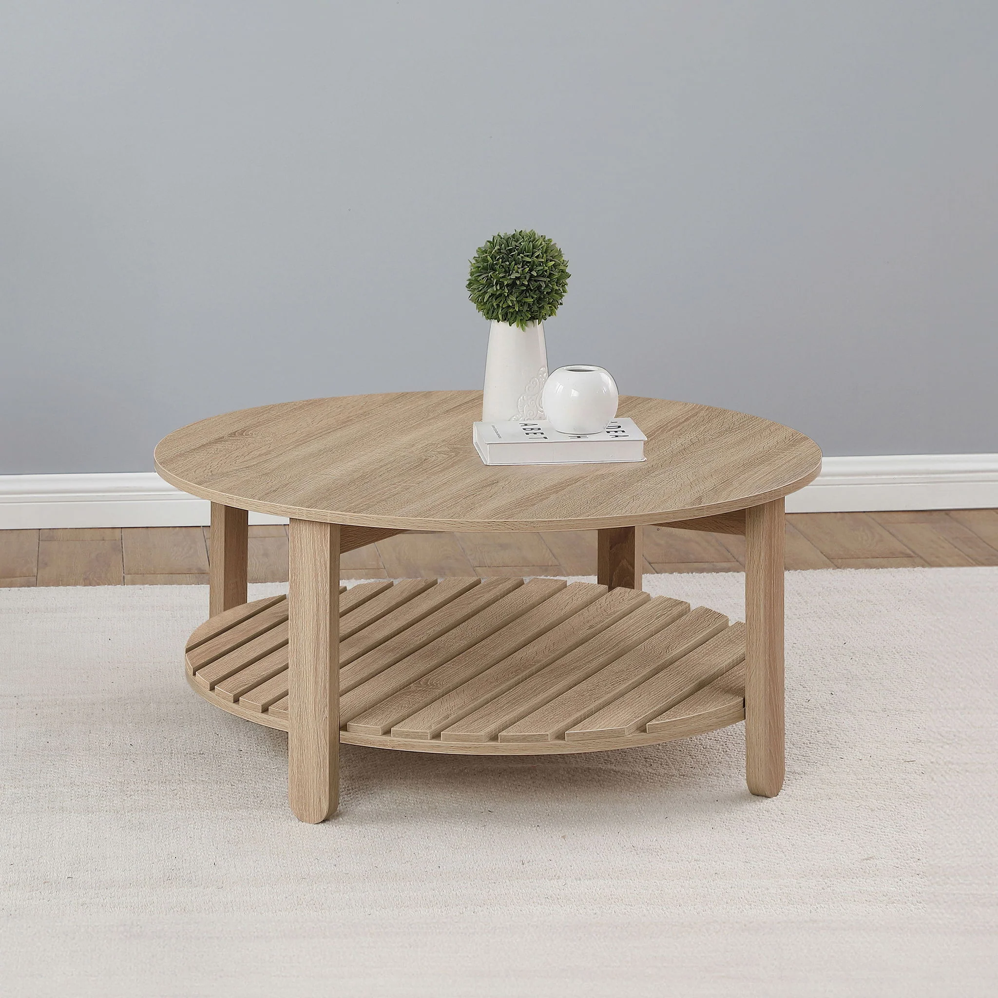 Altos - 1 Shelf Round Table - Image 8