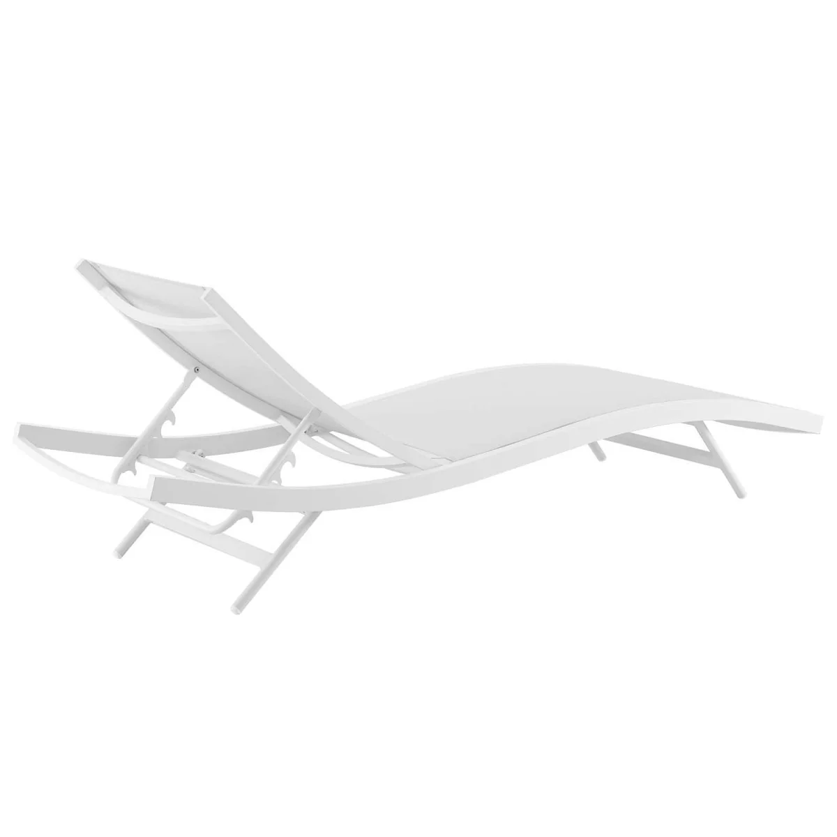 Aluminum Mesh Outdoor Chaise Lounge Chair for Patio, Poolside and Backyard Relaxation - Image 42