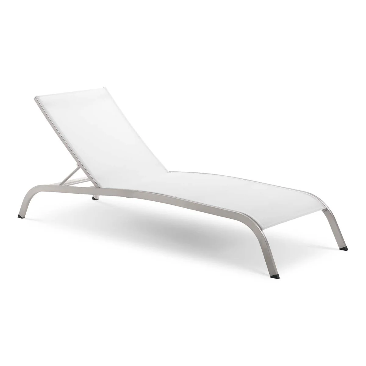 Aluminum Mesh Outdoor Patio Chaise Lounge Chair & Side Table Set – Multiple Configurations - Image 21