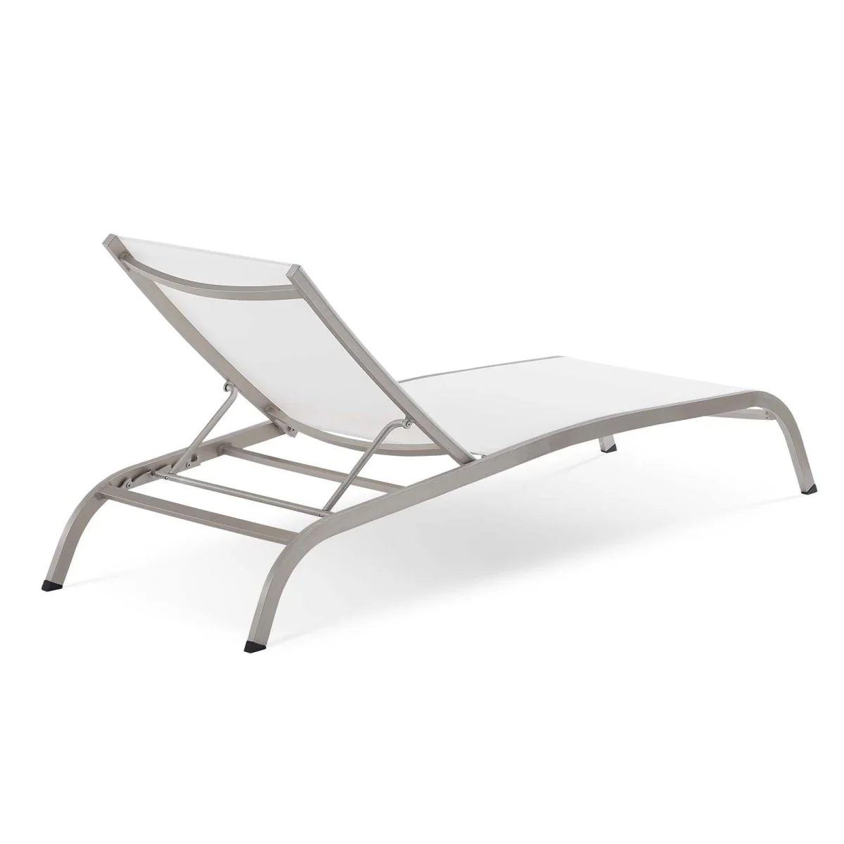 Aluminum Mesh Outdoor Patio Chaise Lounge Chair & Side Table Set – Multiple Configurations - Image 22