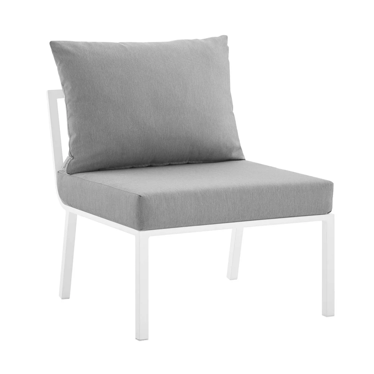 Aluminum Outdoor Armless Chair for Patio and Garden - Durable Weather-Resistant Seating - Image 15