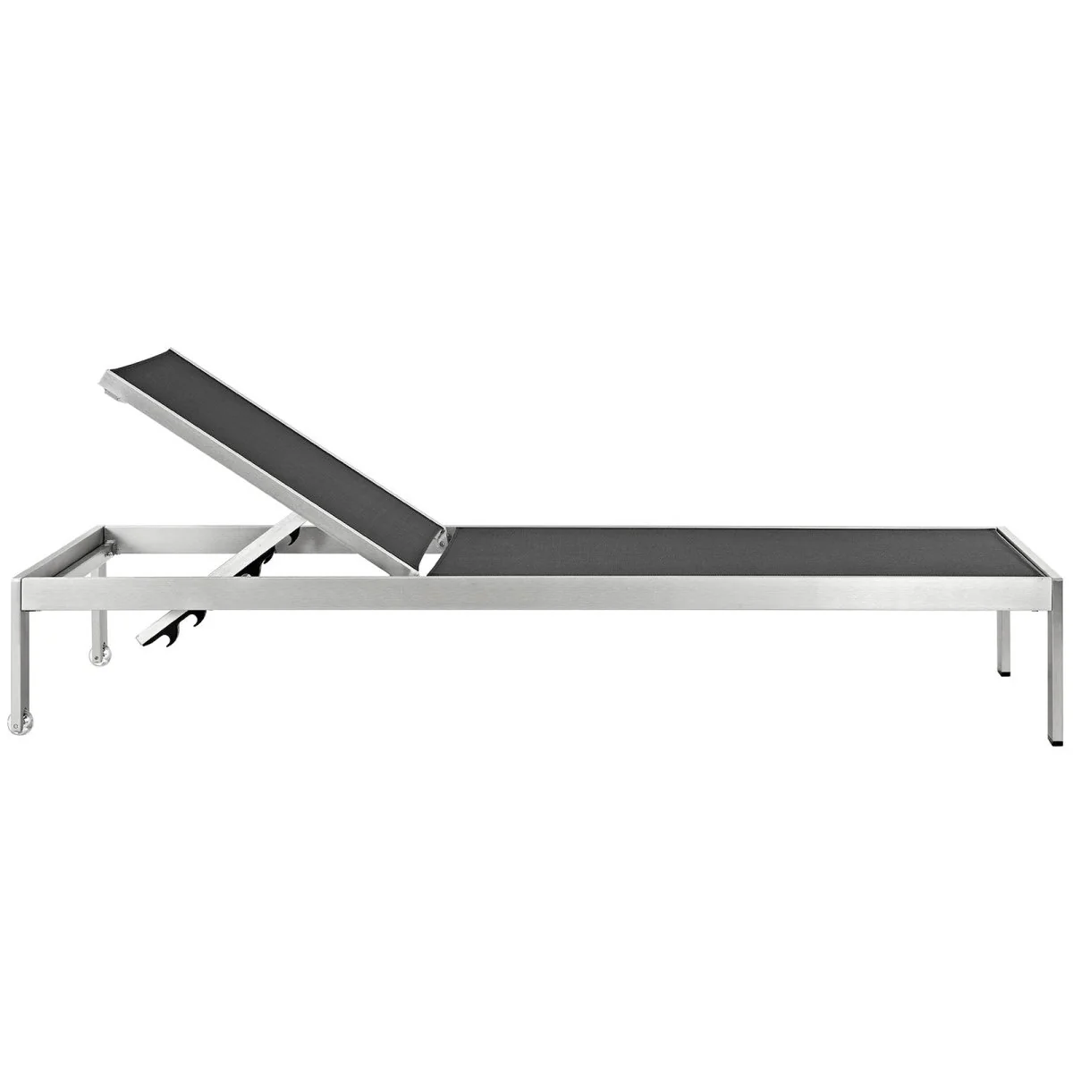 Aluminum Outdoor Chaise Lounge Patio Poolside Reclining Lounger Seating Furniture - Image 46