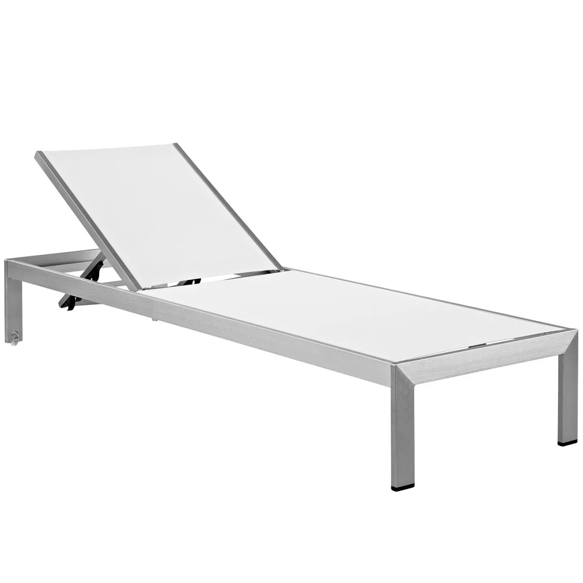 Aluminum Outdoor Chaise Lounge Patio Poolside Reclining Lounger Seating Furniture - Image 65