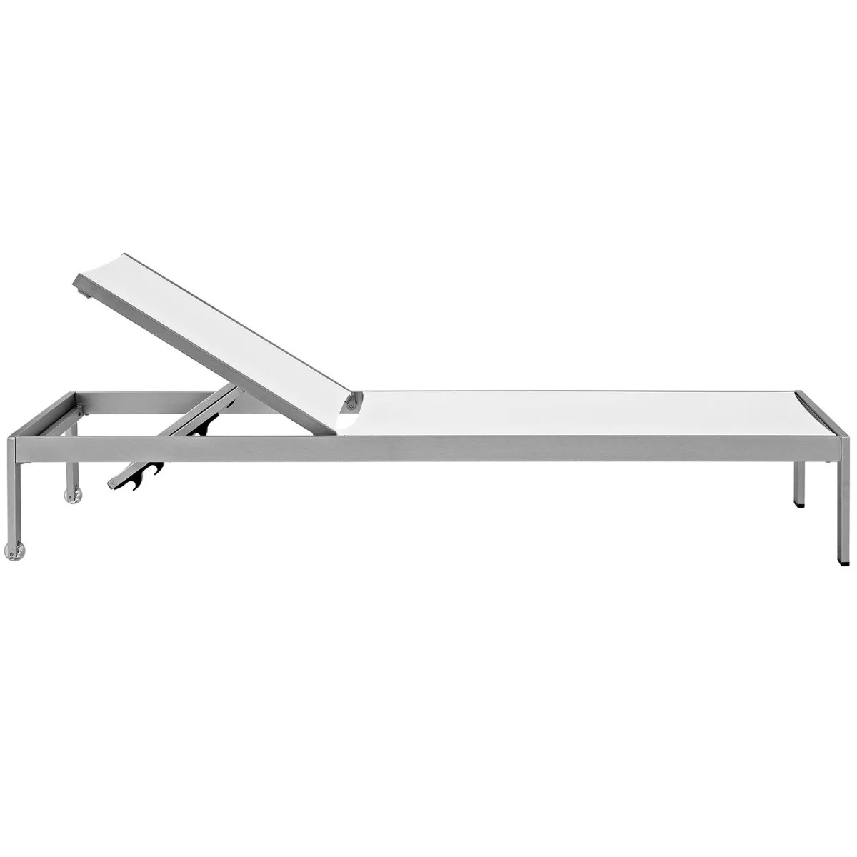 Aluminum Outdoor Chaise Lounge Patio Poolside Reclining Lounger Seating Furniture - Image 66