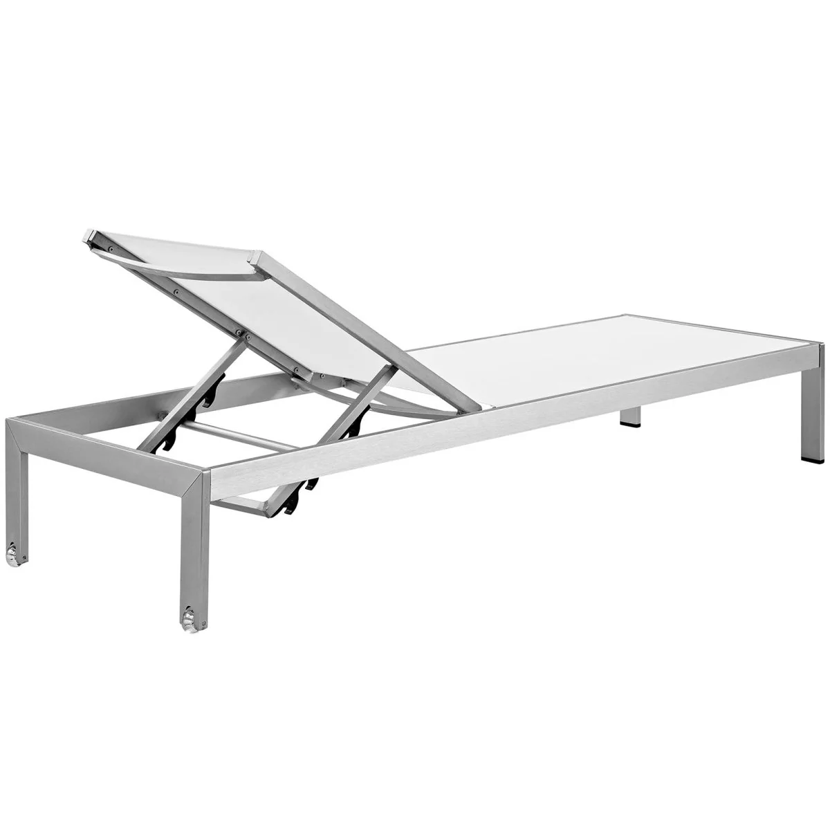 Aluminum Outdoor Chaise Lounge Patio Poolside Reclining Lounger Seating Furniture - Image 67