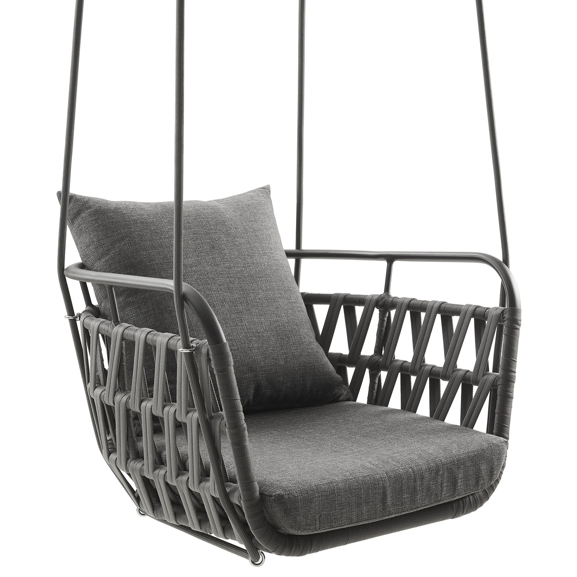 Aluminum Outdoor Hanging Swing Chair for Patio, Porch, Garden - Durable Weather-Resistant
