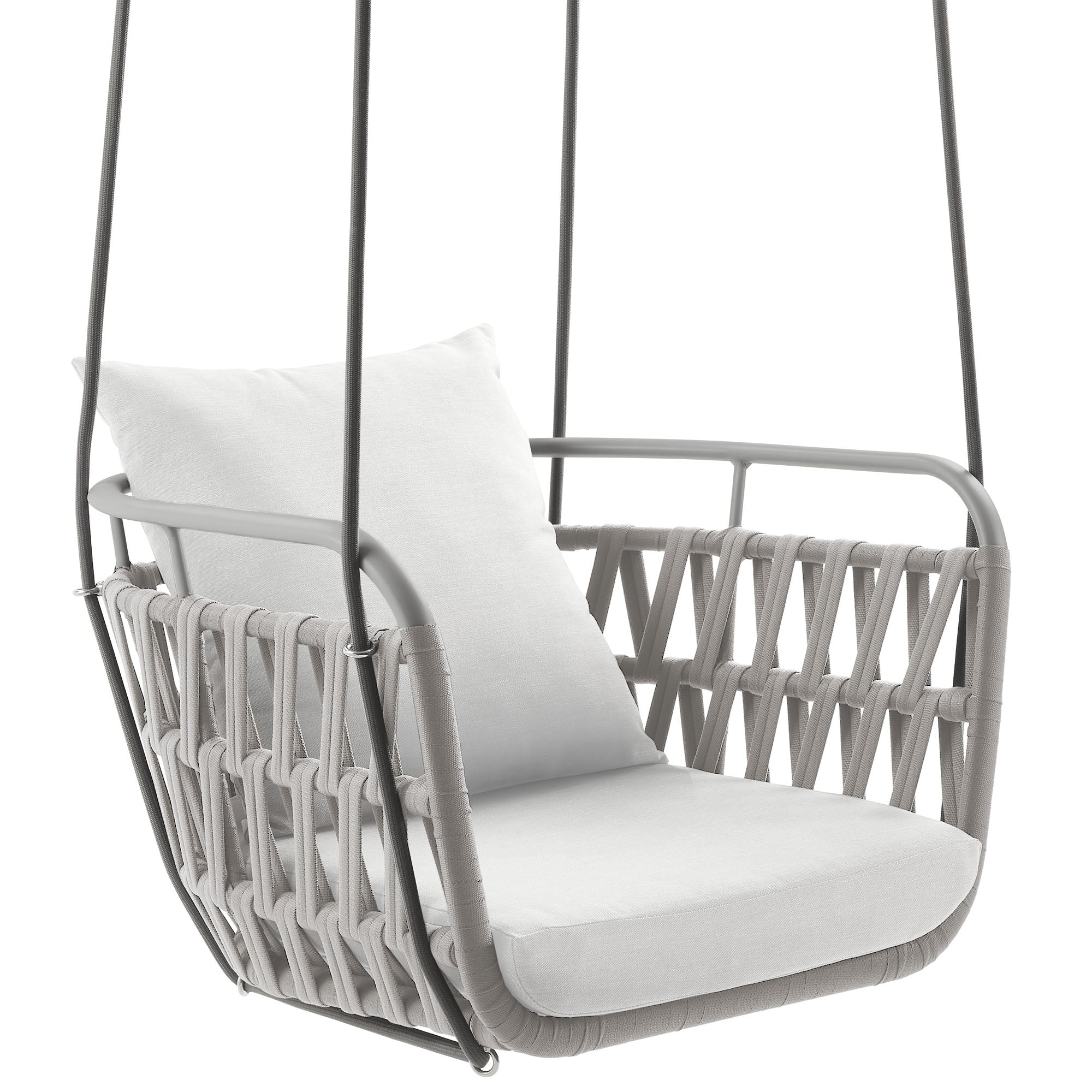 Aluminum Outdoor Hanging Swing Chair for Patio, Porch, Garden - Durable Weather-Resistant - Image 12