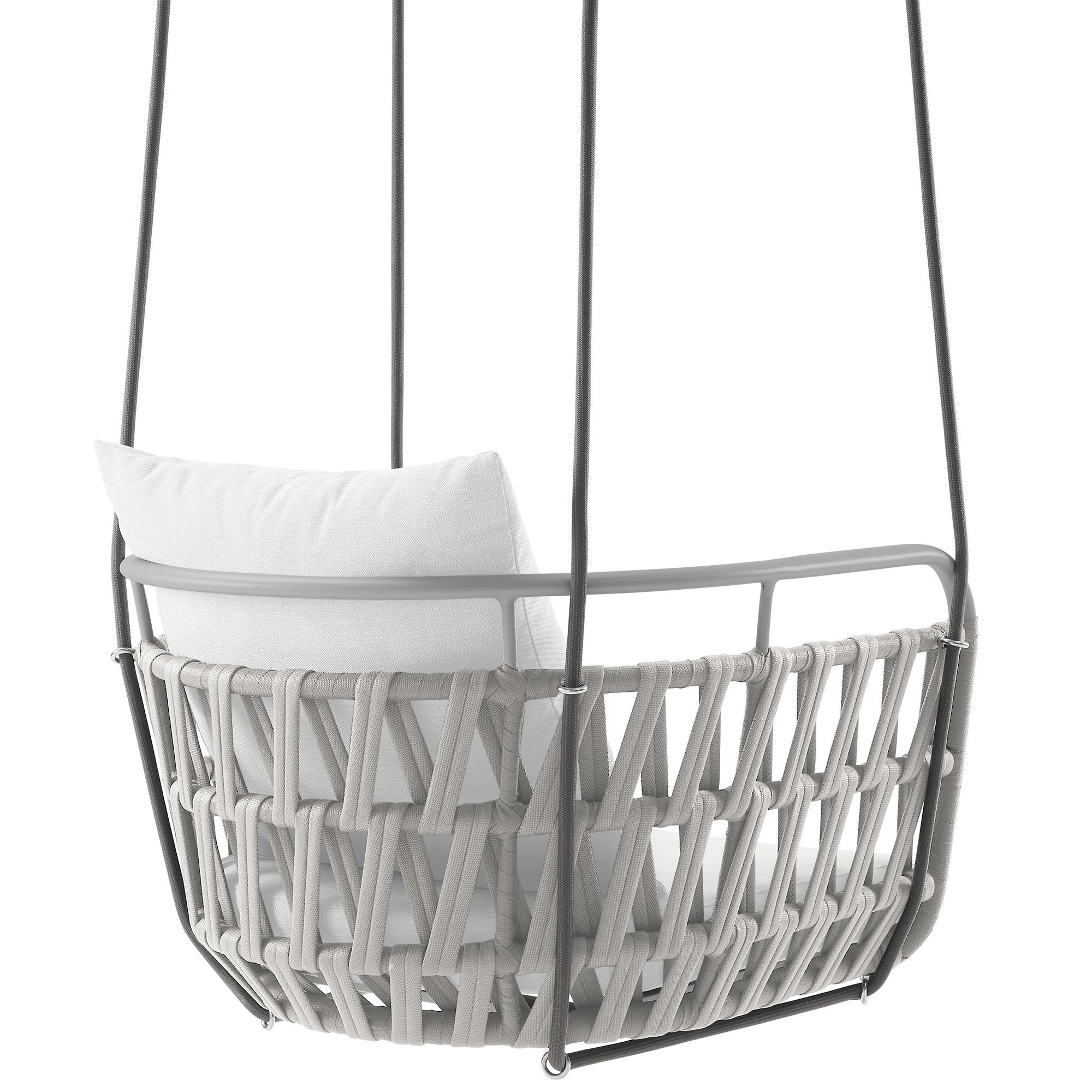 Aluminum Outdoor Hanging Swing Chair for Patio, Porch, Garden - Durable Weather-Resistant - Image 14