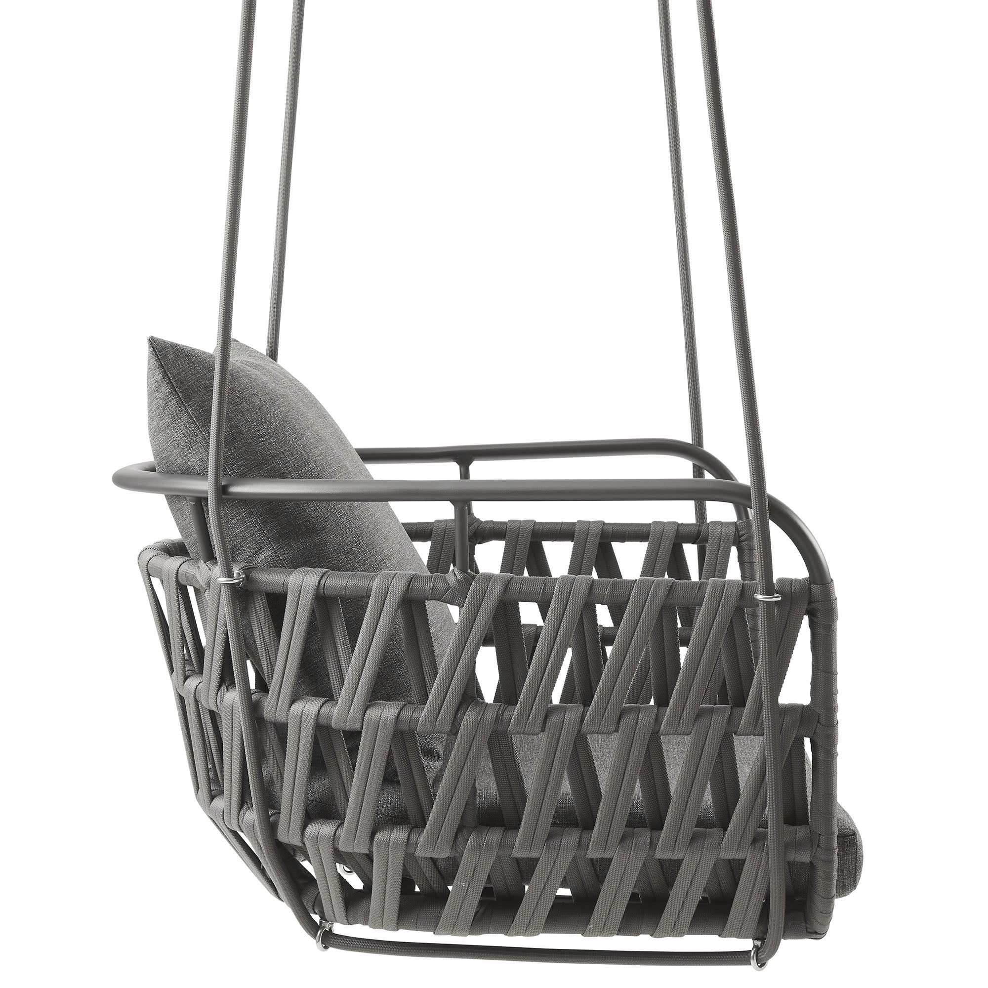 Aluminum Outdoor Hanging Swing Chair for Patio, Porch, Garden - Durable Weather-Resistant - Image 5