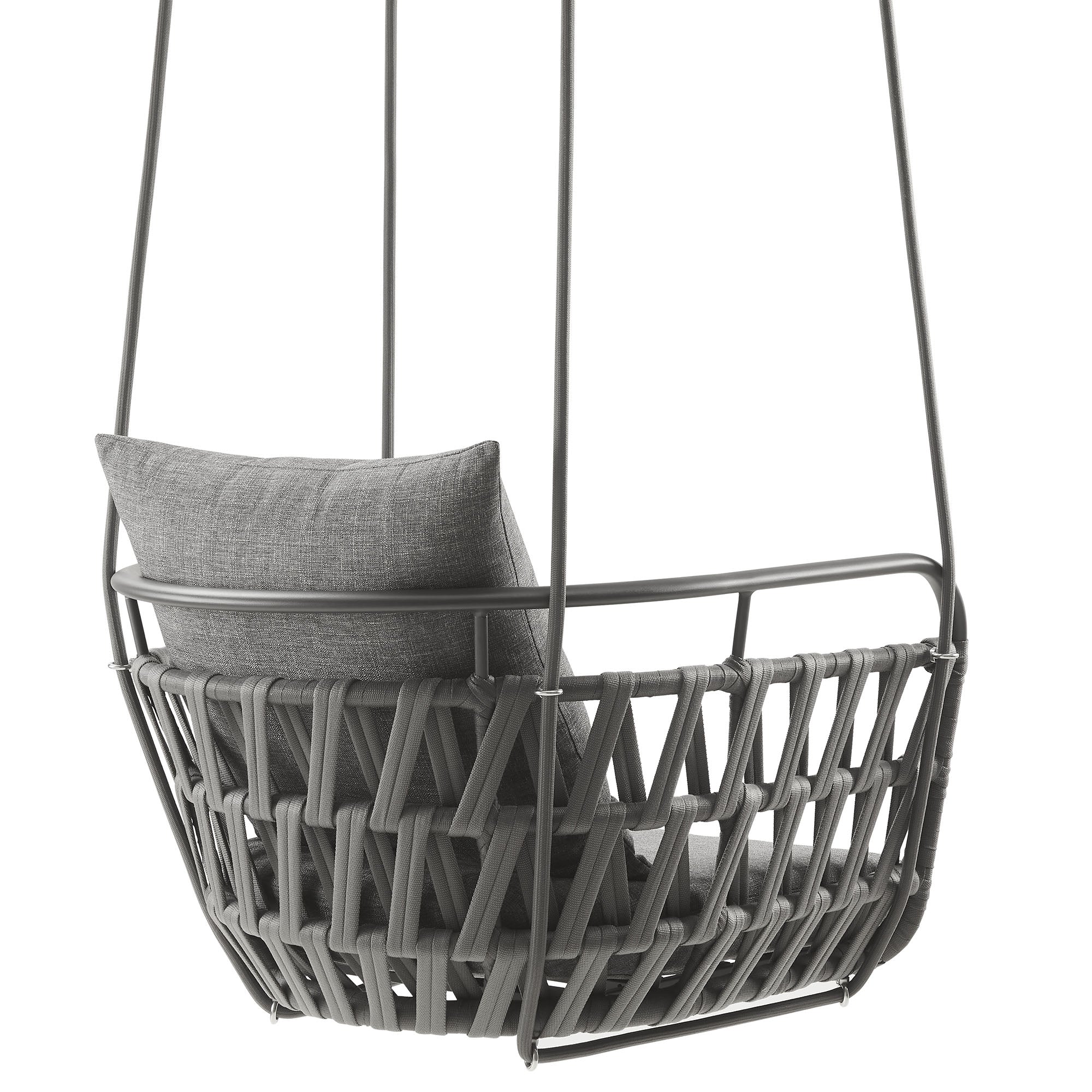 Aluminum Outdoor Hanging Swing Chair for Patio, Porch, Garden - Durable Weather-Resistant - Image 6