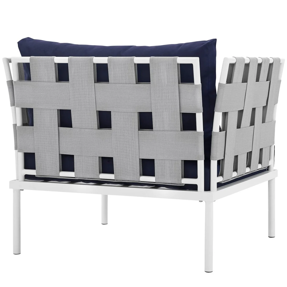 Aluminum Outdoor Patio Armchair — Classic Modern Design for Deck, Porch, Garden - Image 8