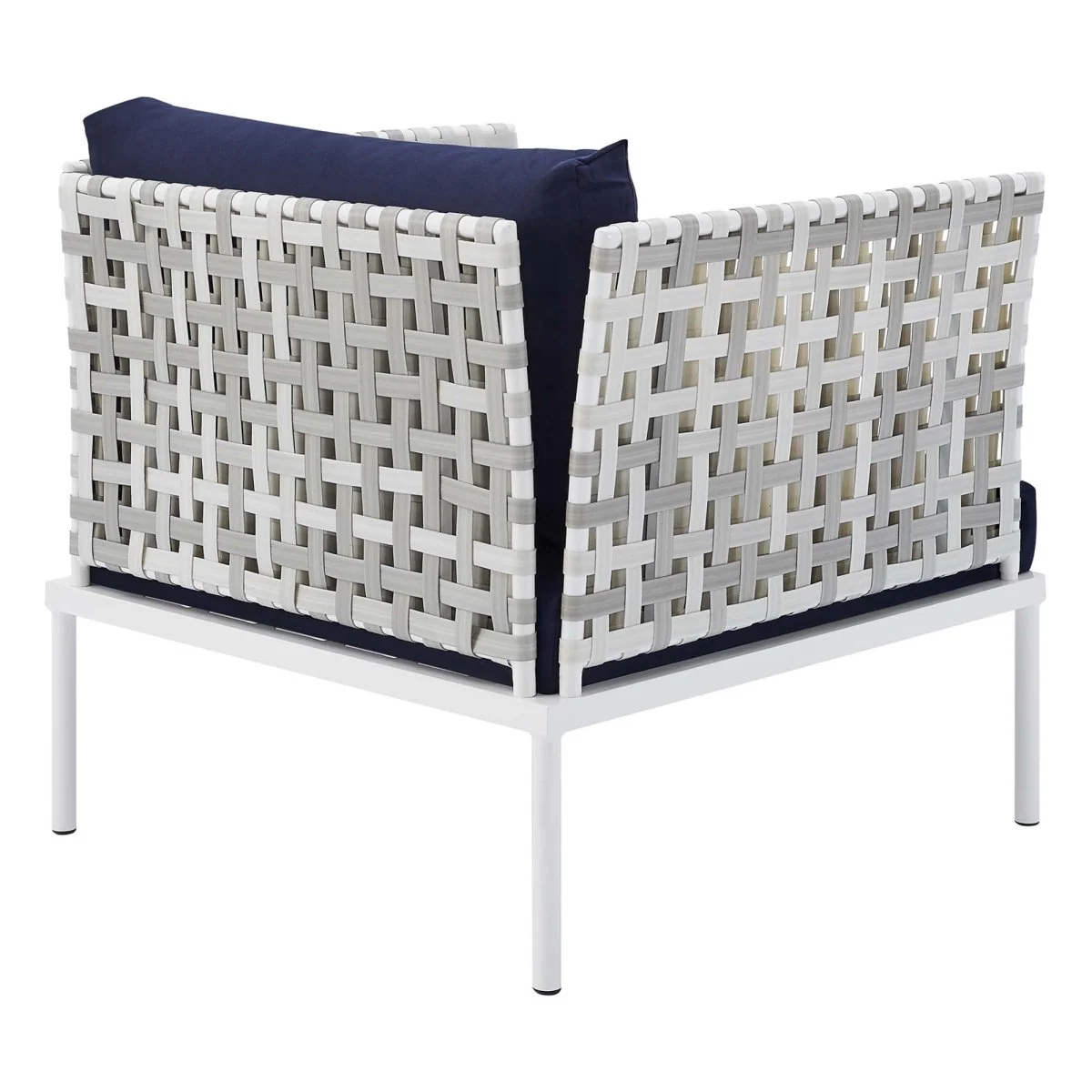 Aluminum Outdoor Patio Armchair with Cushions - Weather-Resistant, Durable Seating - Image 5