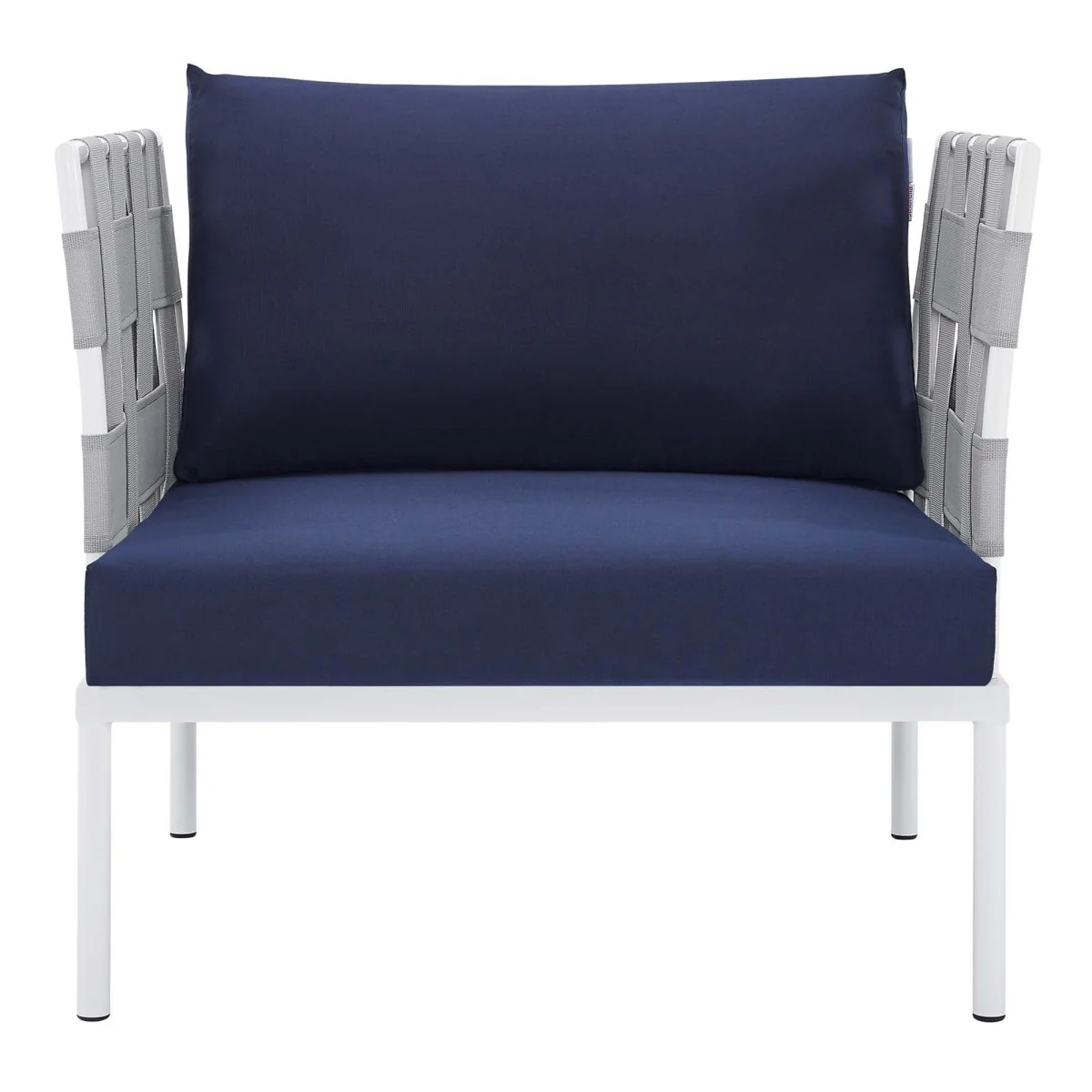 Aluminum Outdoor Patio Armchair with Sunbrella Cushions - Weather-Resistant Design - Image 6