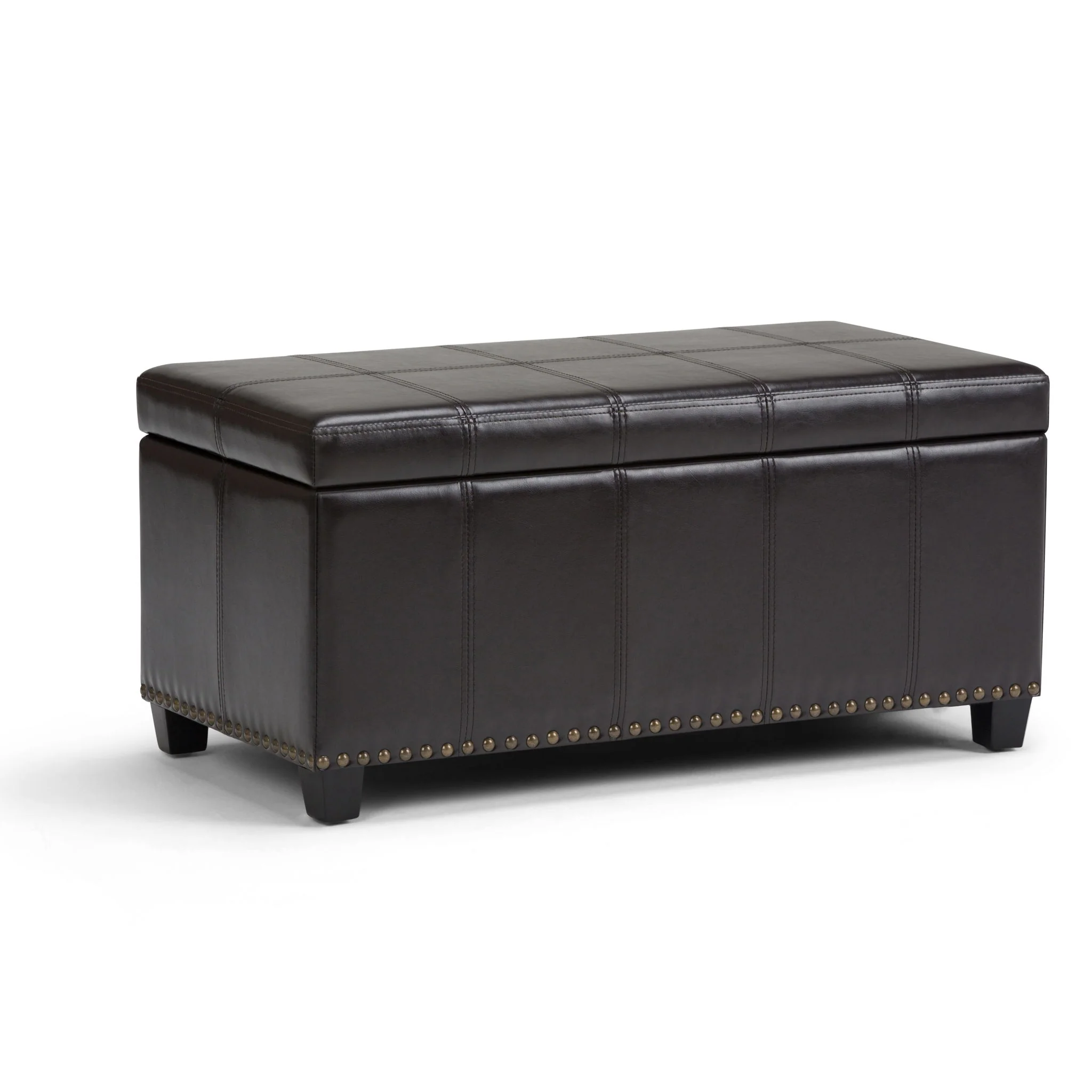 Amelia - Transitional Storage Ottoman Bench - Image 4
