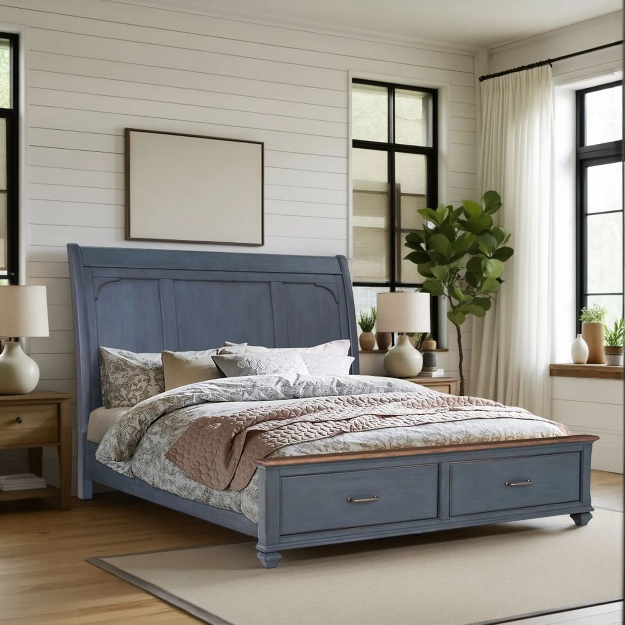Sleigh Bed & USB Ports - Image 4