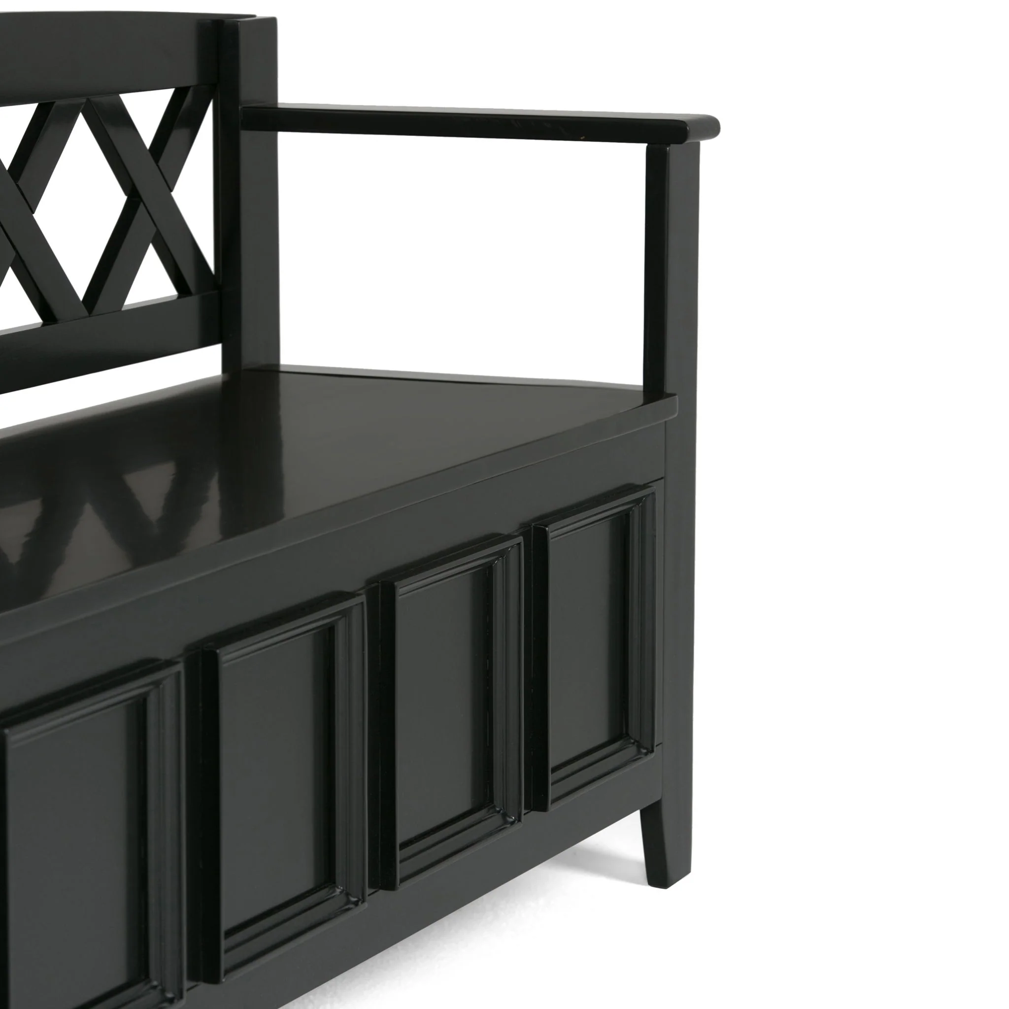 Amherst - Handcrafted Entryway Storage Bench - Image 43