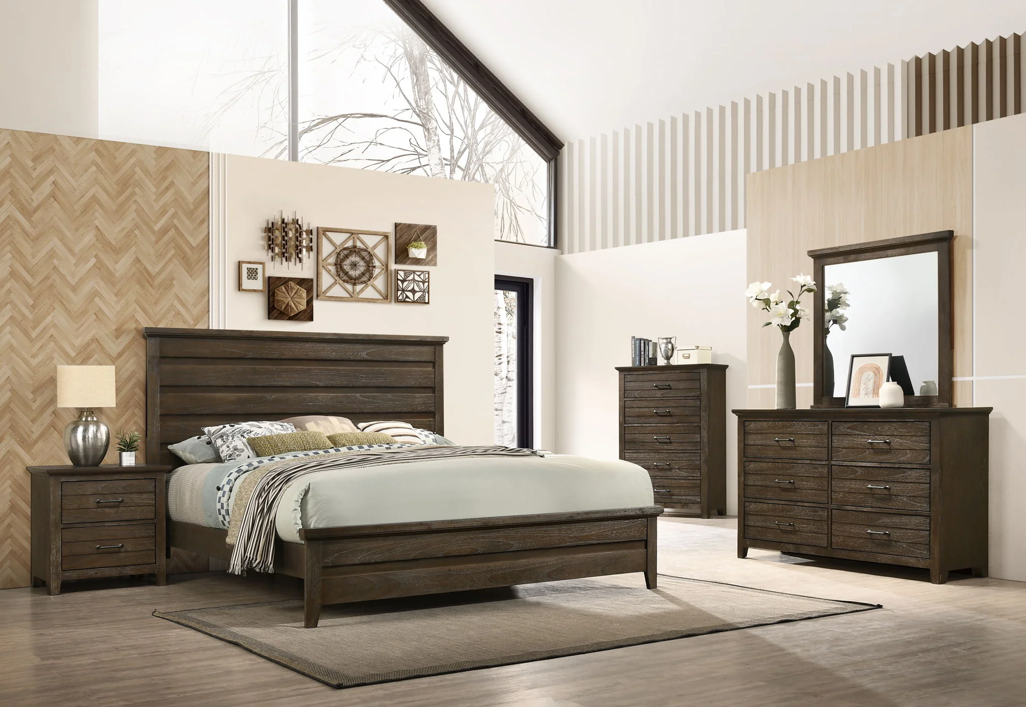 Amherst - Mirror - Brown - Image 3