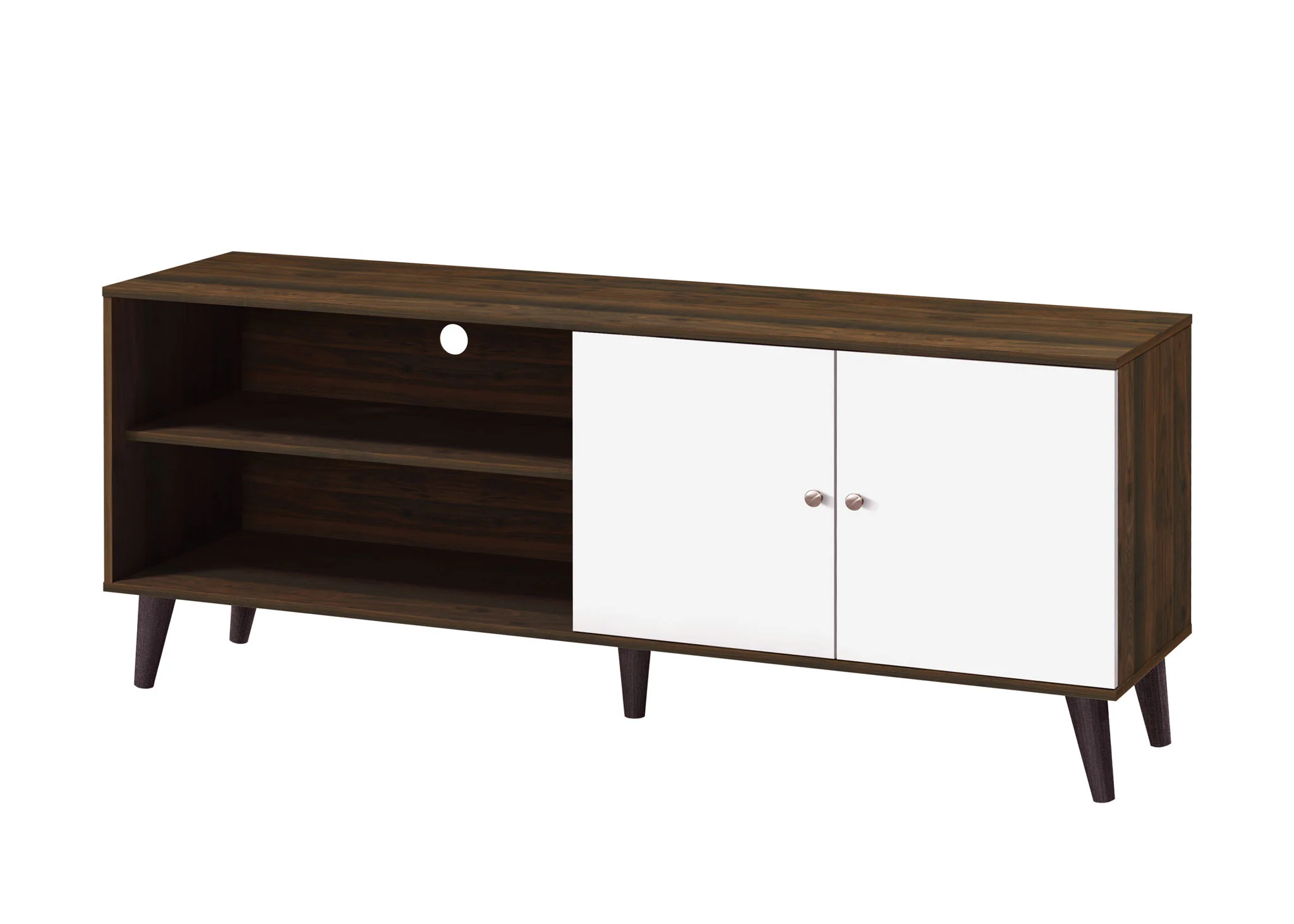 Amidon - TV Stand, With 2 Storage Shelves And 1 Cabinet - Image 22