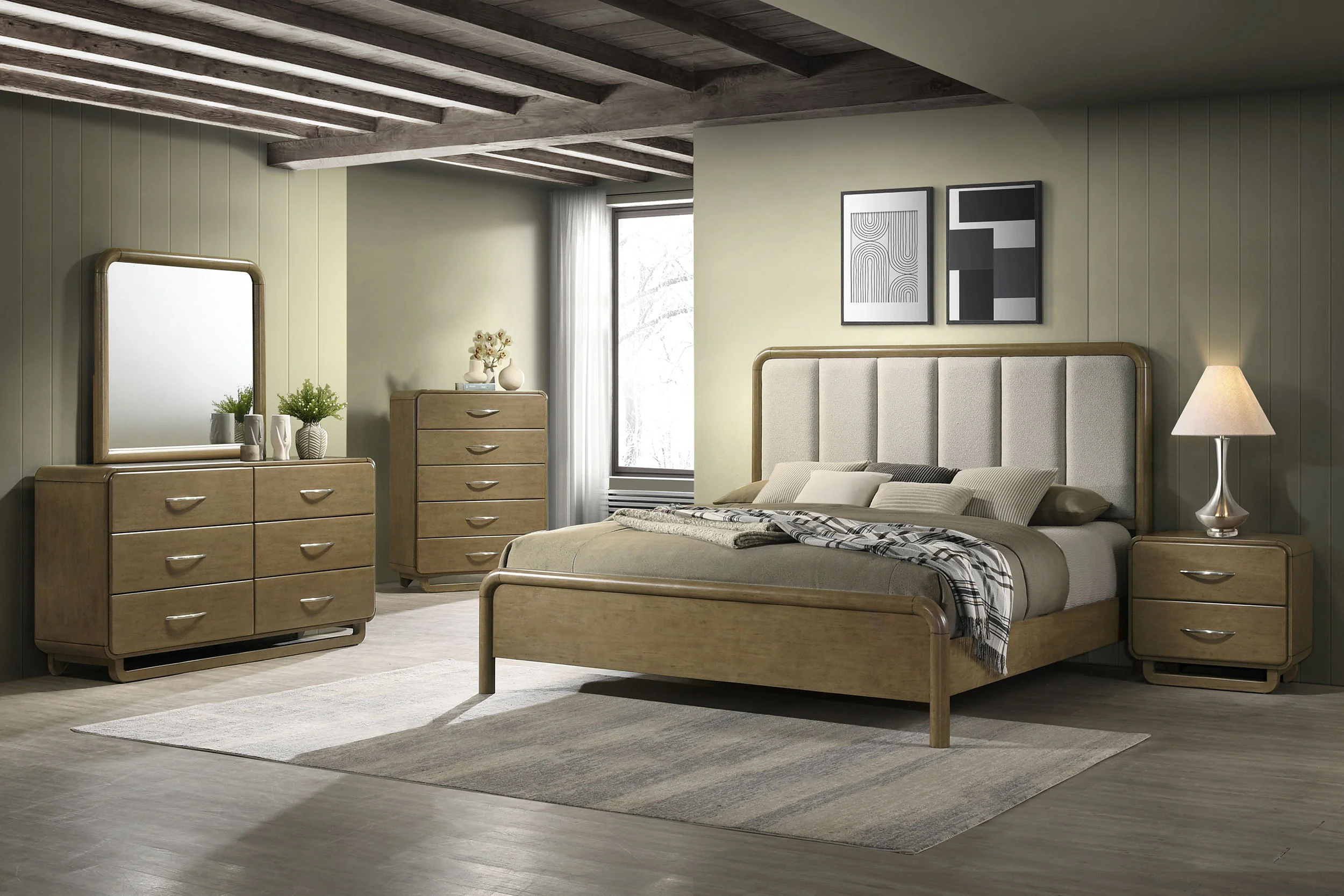 Amsbury 6-Drawer Dresser Cabinet in Nutmeg - Image 14