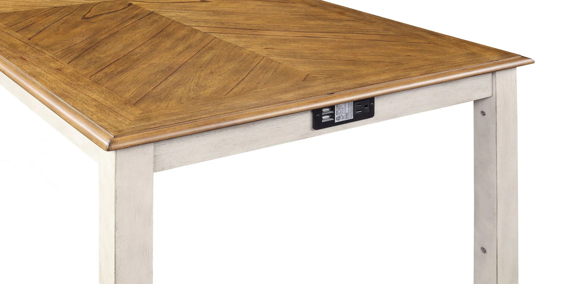 Amy - 60" Counter Table & Chairs With Storage - Image 6