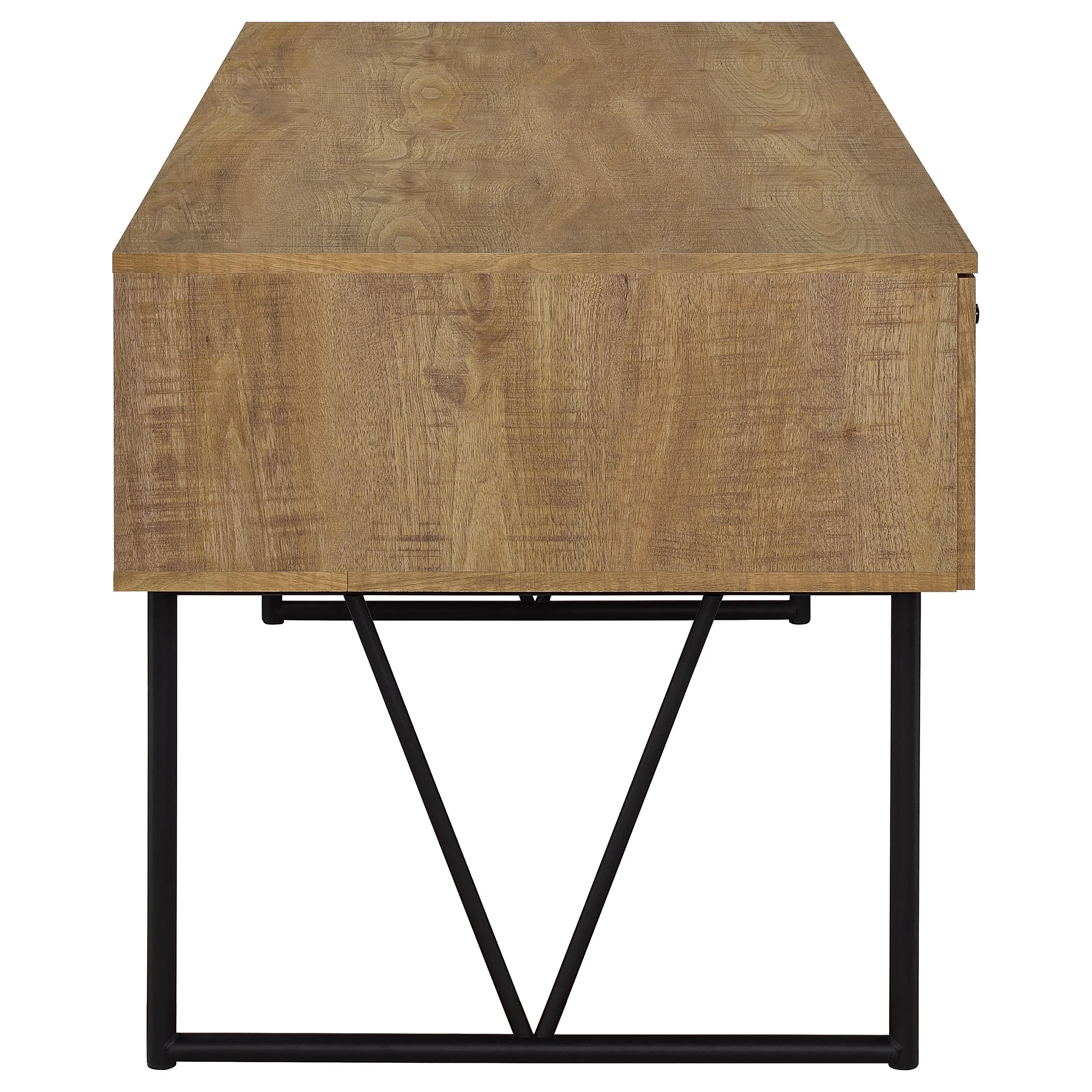 Analiese 63-inch 4-Drawer Writing Desk in Mango - Image 10