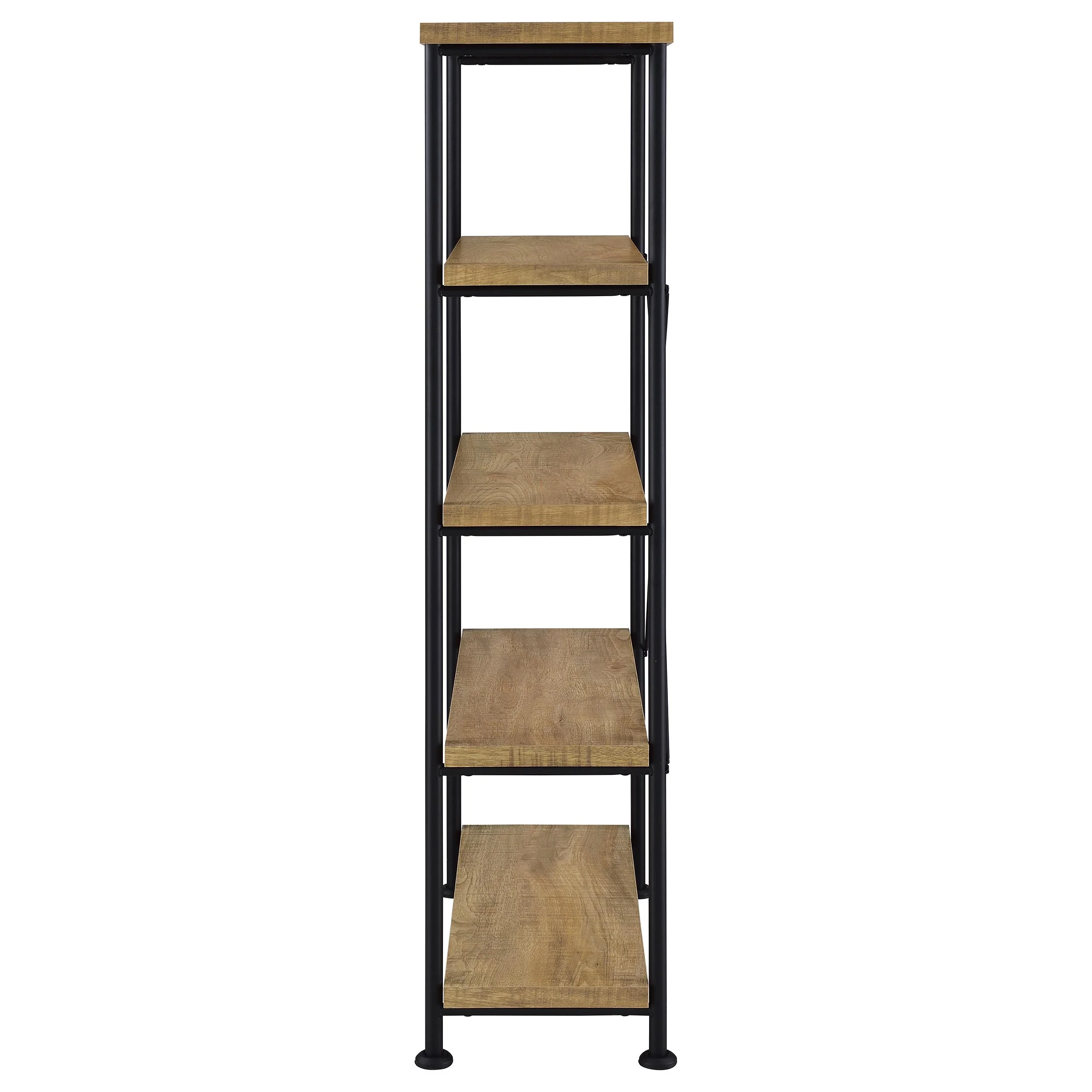 Analiese 63-Inch 4-Shelf Bookshelf in Mango - Image 4