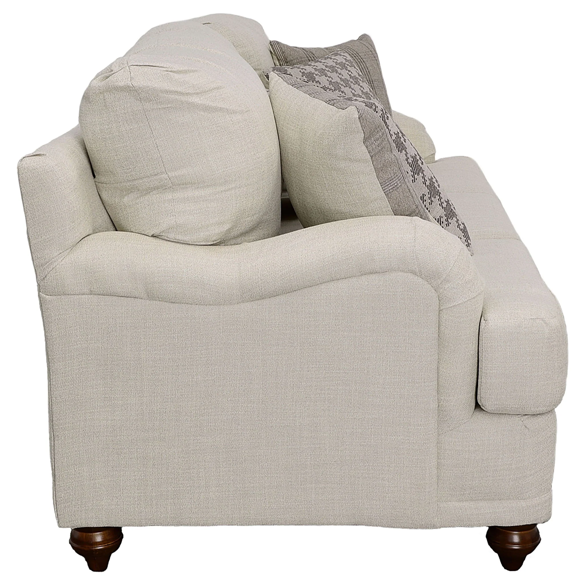 Anderson - 2 Piece Cushion Back Living Room Set - Gray - Image 9