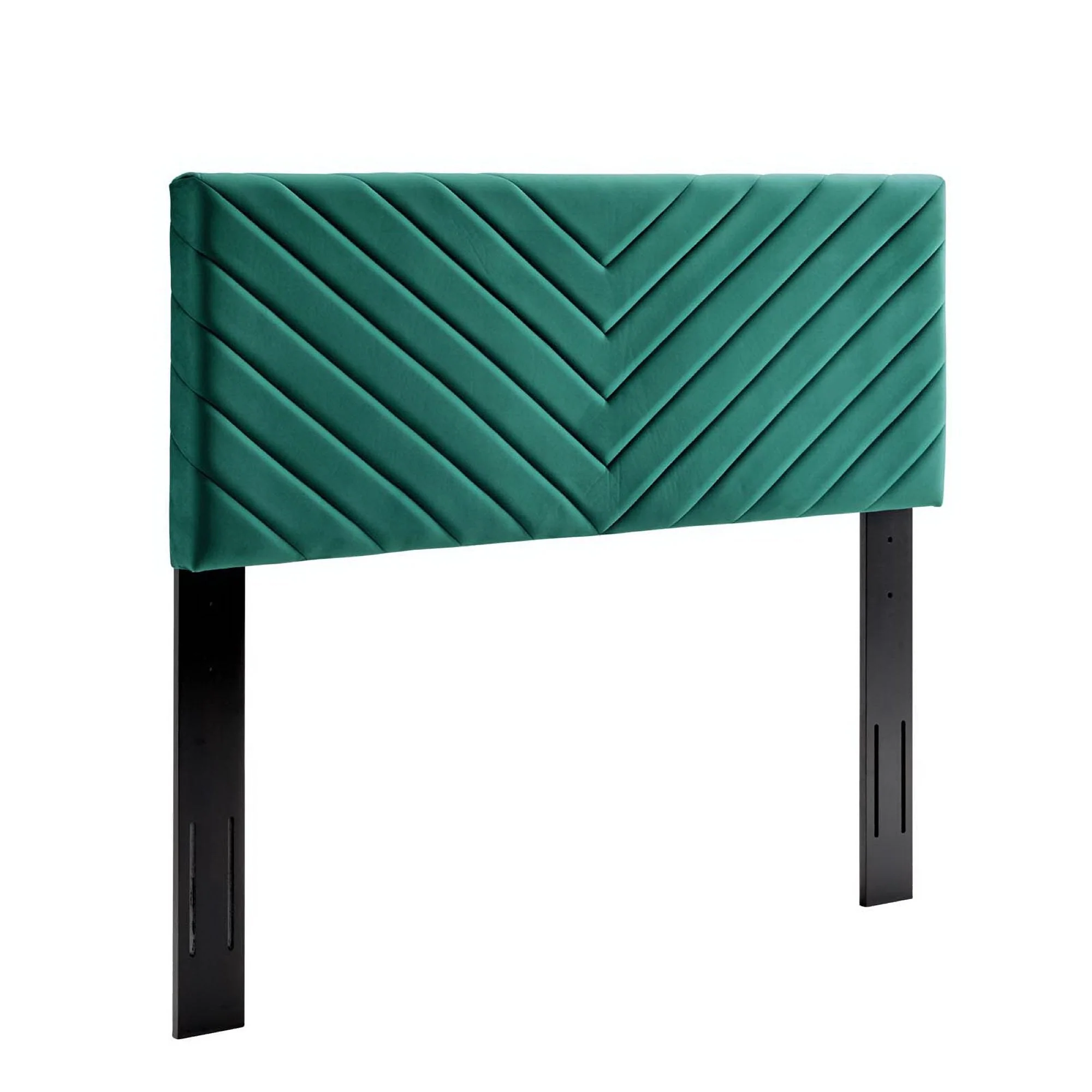 Angular Channel Tufted Performance Velvet Headboard
