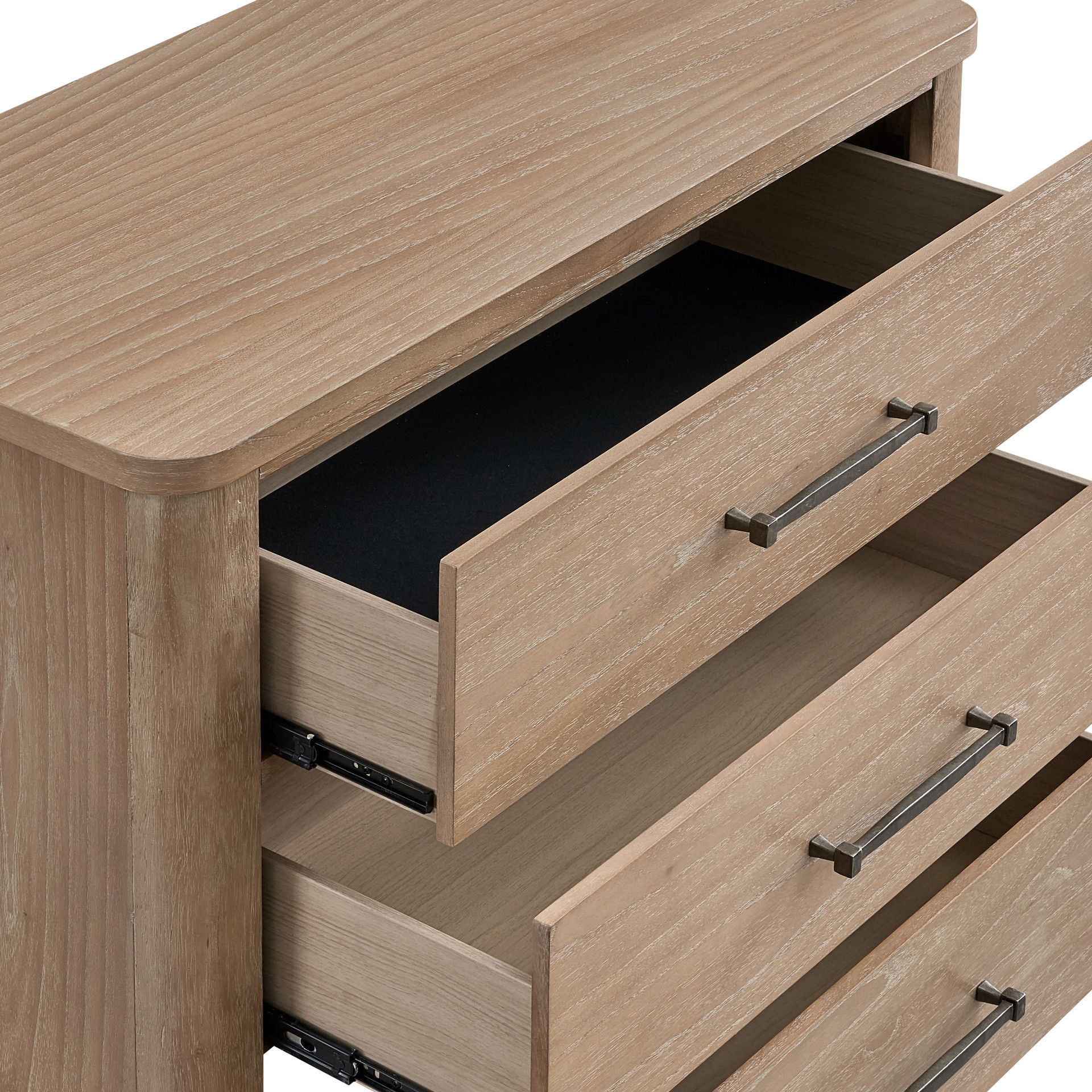 Anika - 5 Drawer Chest - Natural / Brown - Image 3