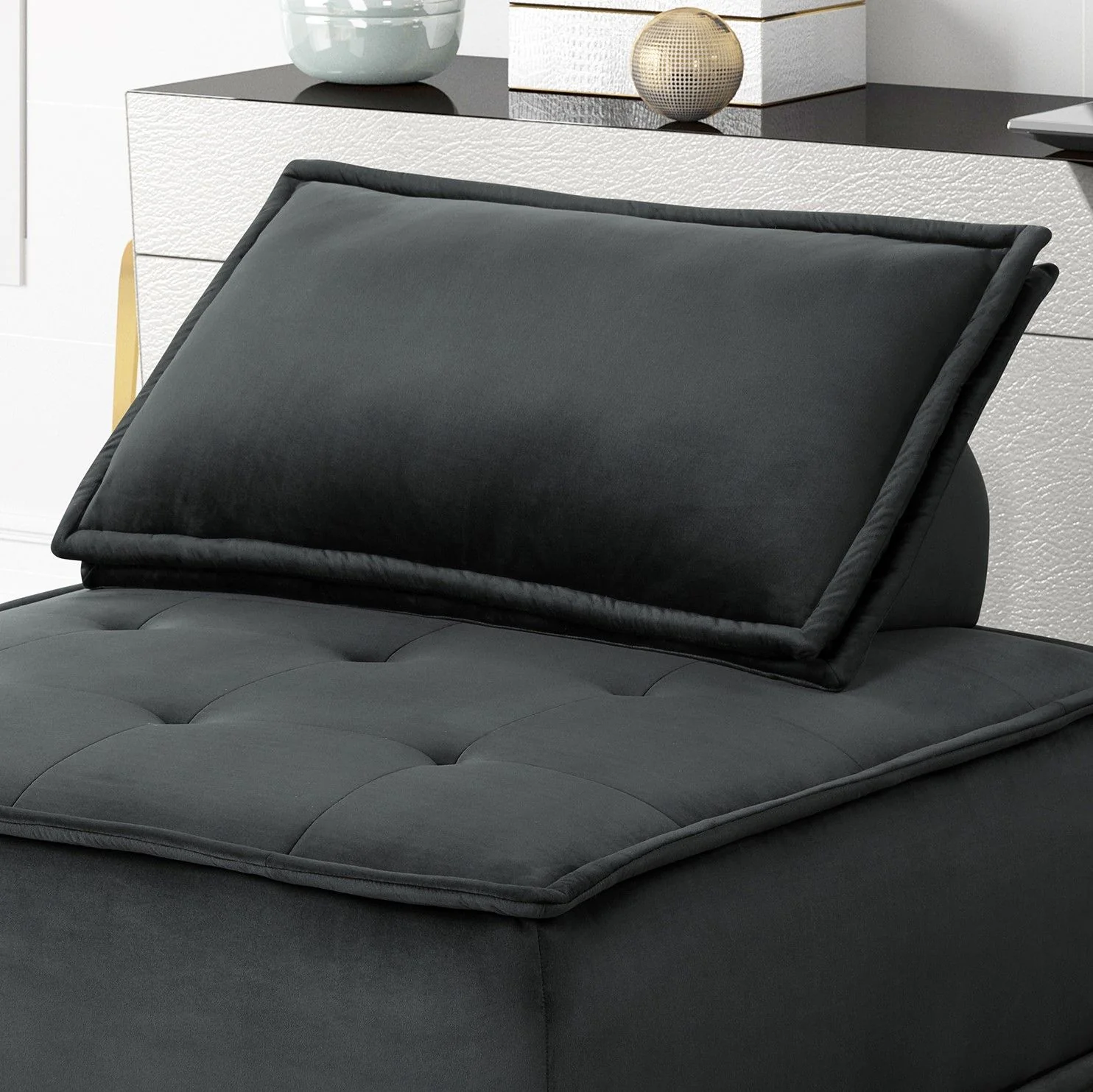 Anna - Stylish Sectional Sofa Ottoman - Image 18