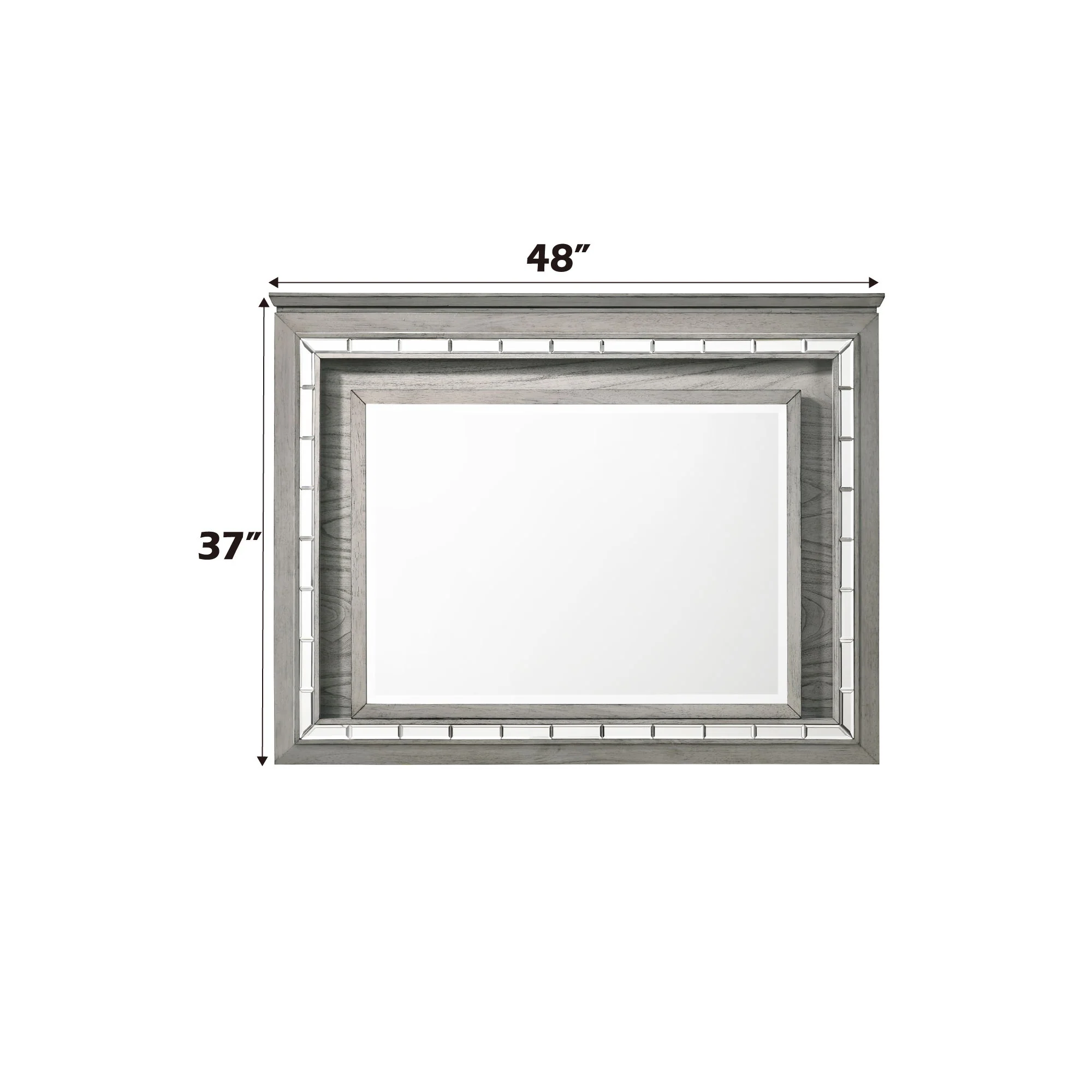 Antares - Mirror With LED - Light Gray - Image 4