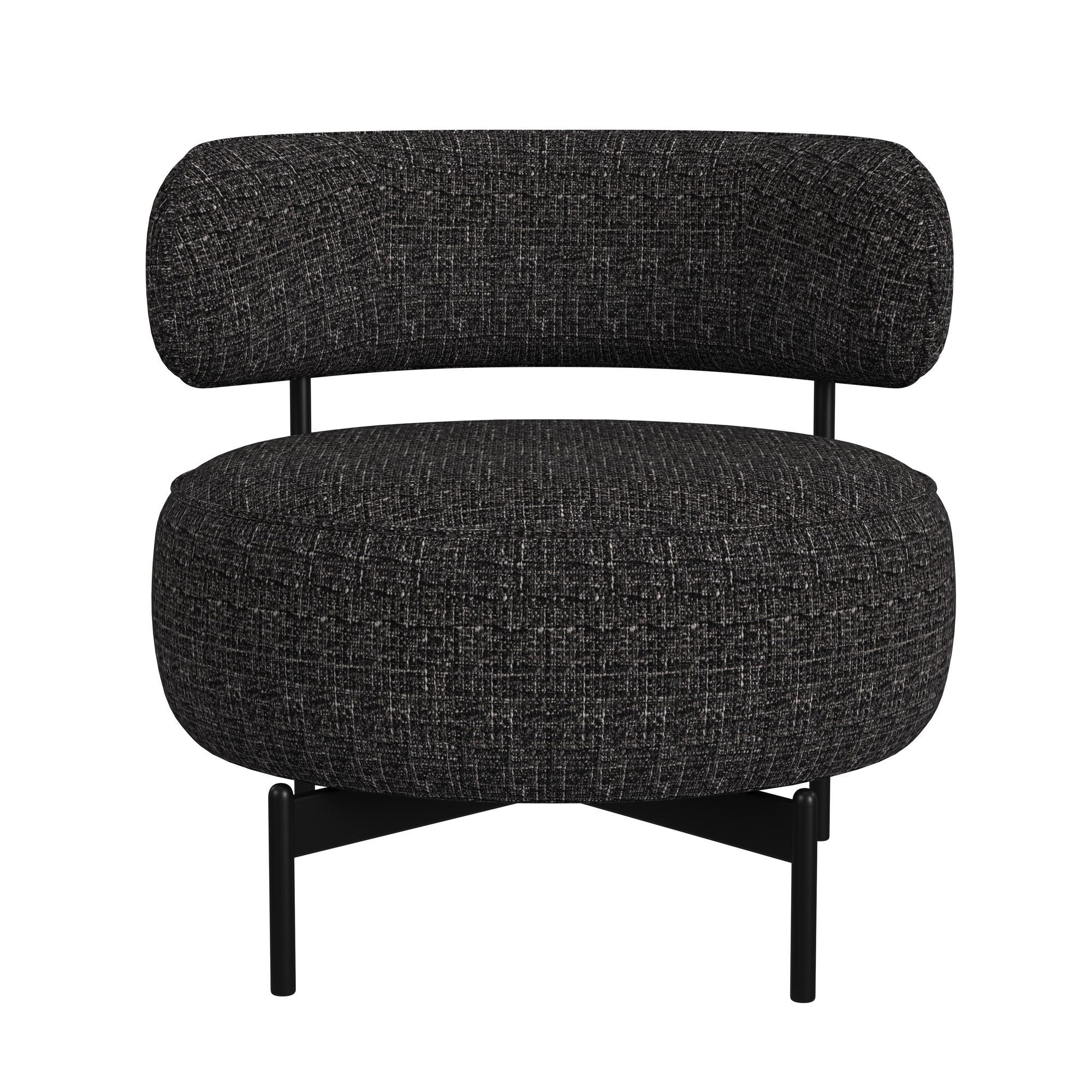 Antonia - Swivel Chair - Heron Black - Image 2