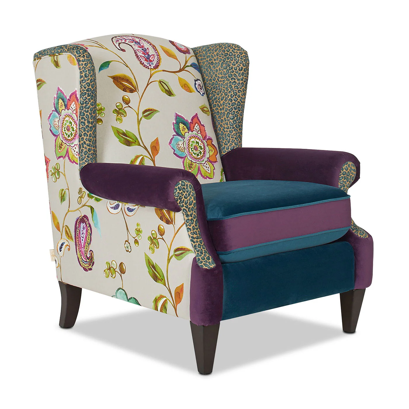Anya - Boho Chic Wingback Accent Arm Chair - Image 7