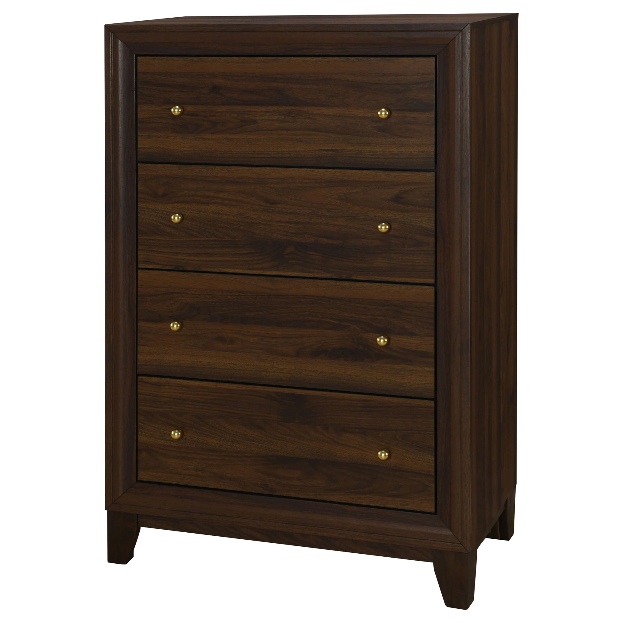 Anza - 4 Drawer Chest Storage Solution - Walnut - Image 6