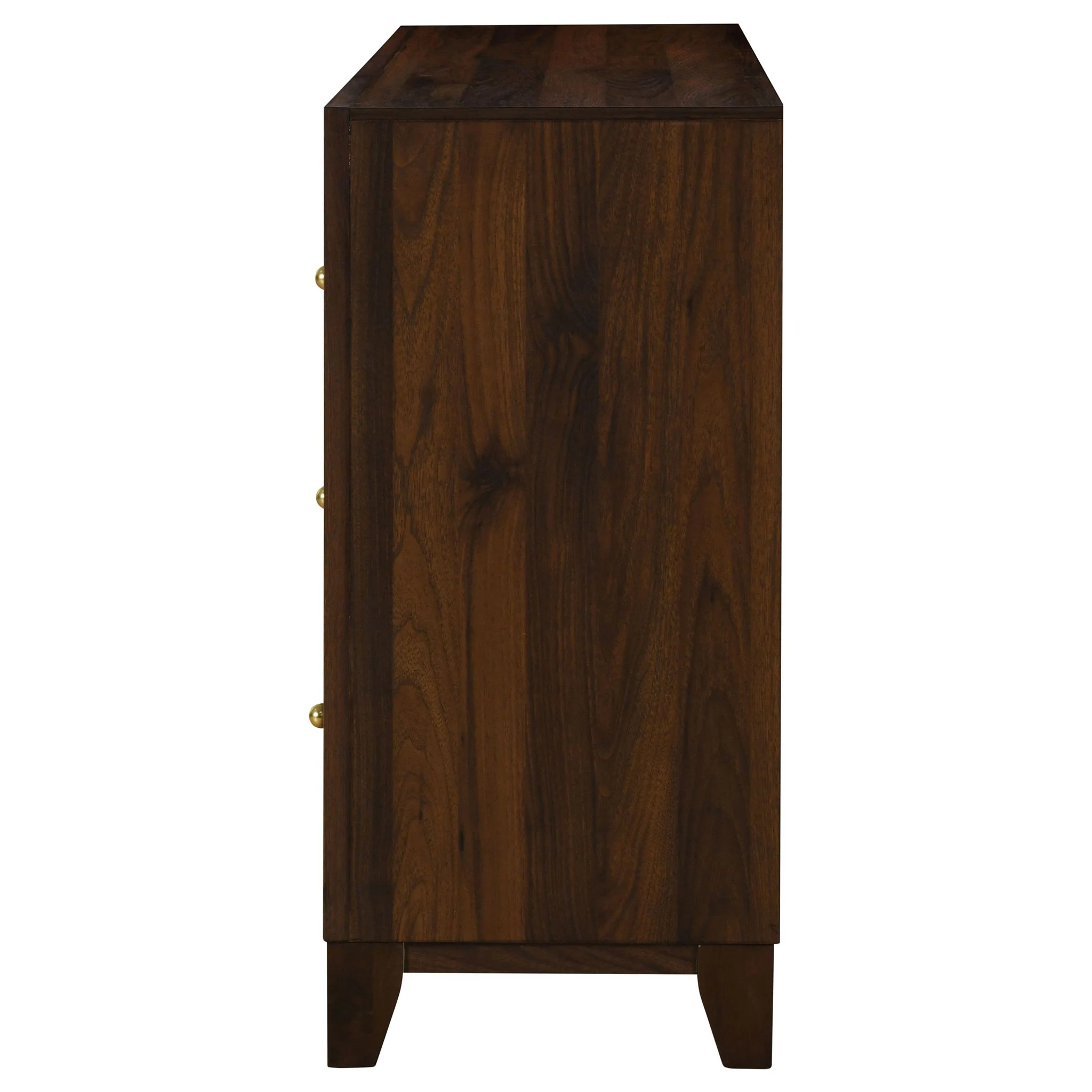 Anza - 6 Drawer Dresser Cabinet - Walnut - Image 3